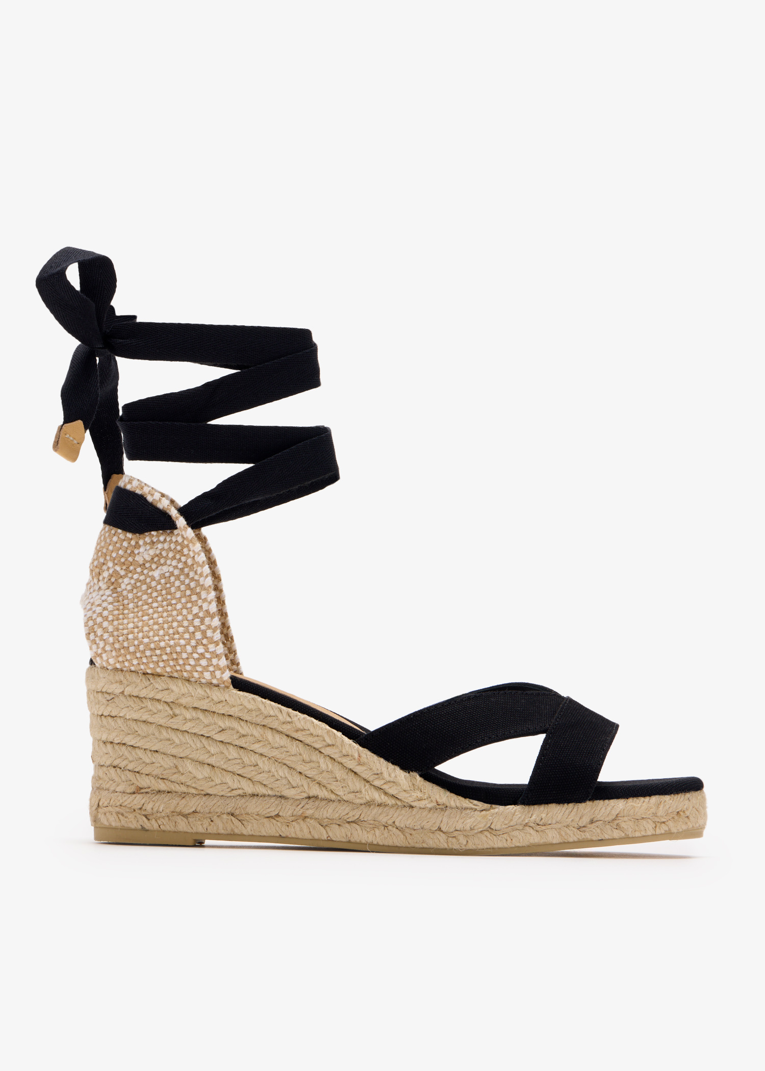 Castañer Bailey wedge espadrilles for Women - Black in Qatar