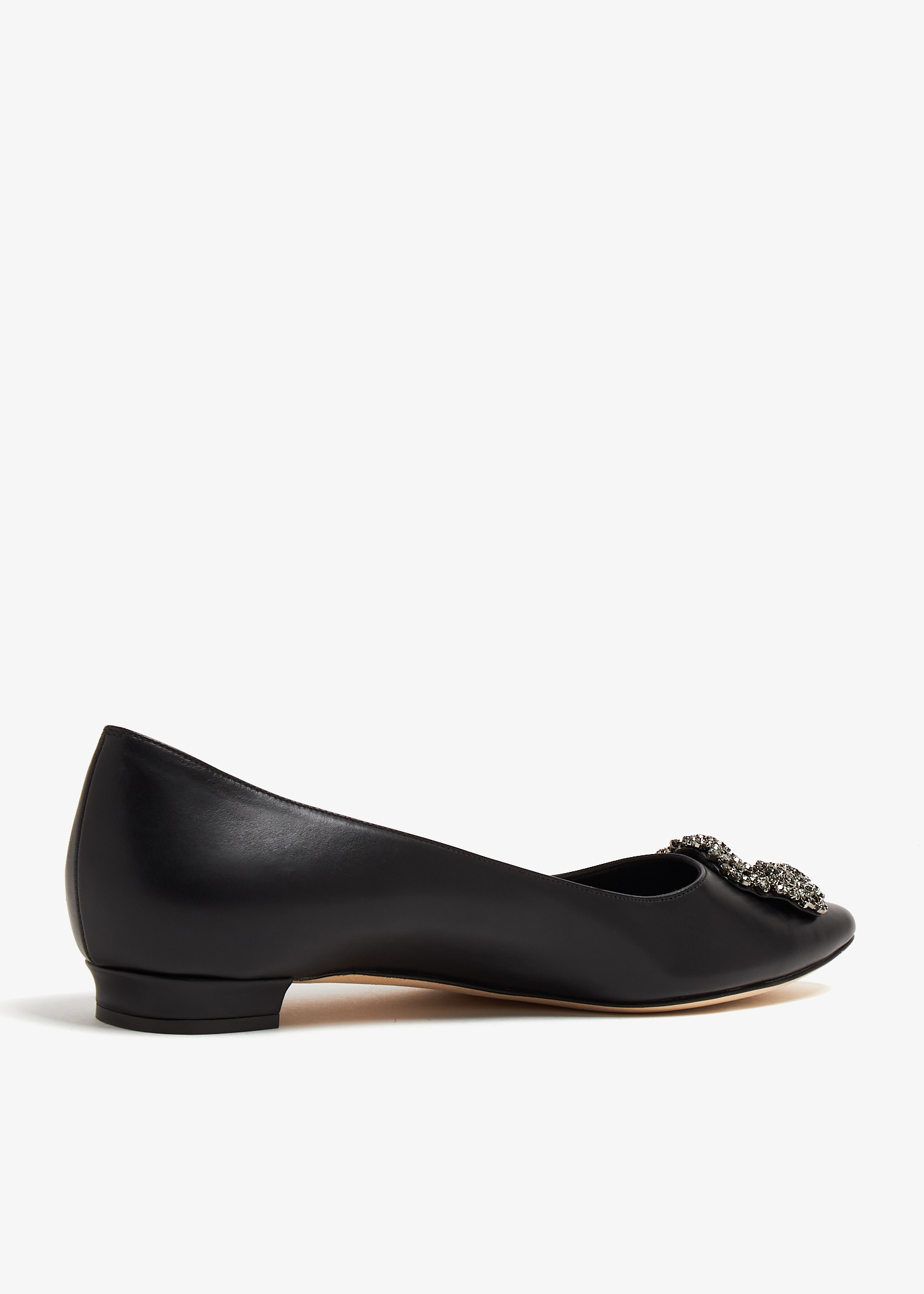 Manolo Blahnik Hangisi ballerina flats for Women - Black in