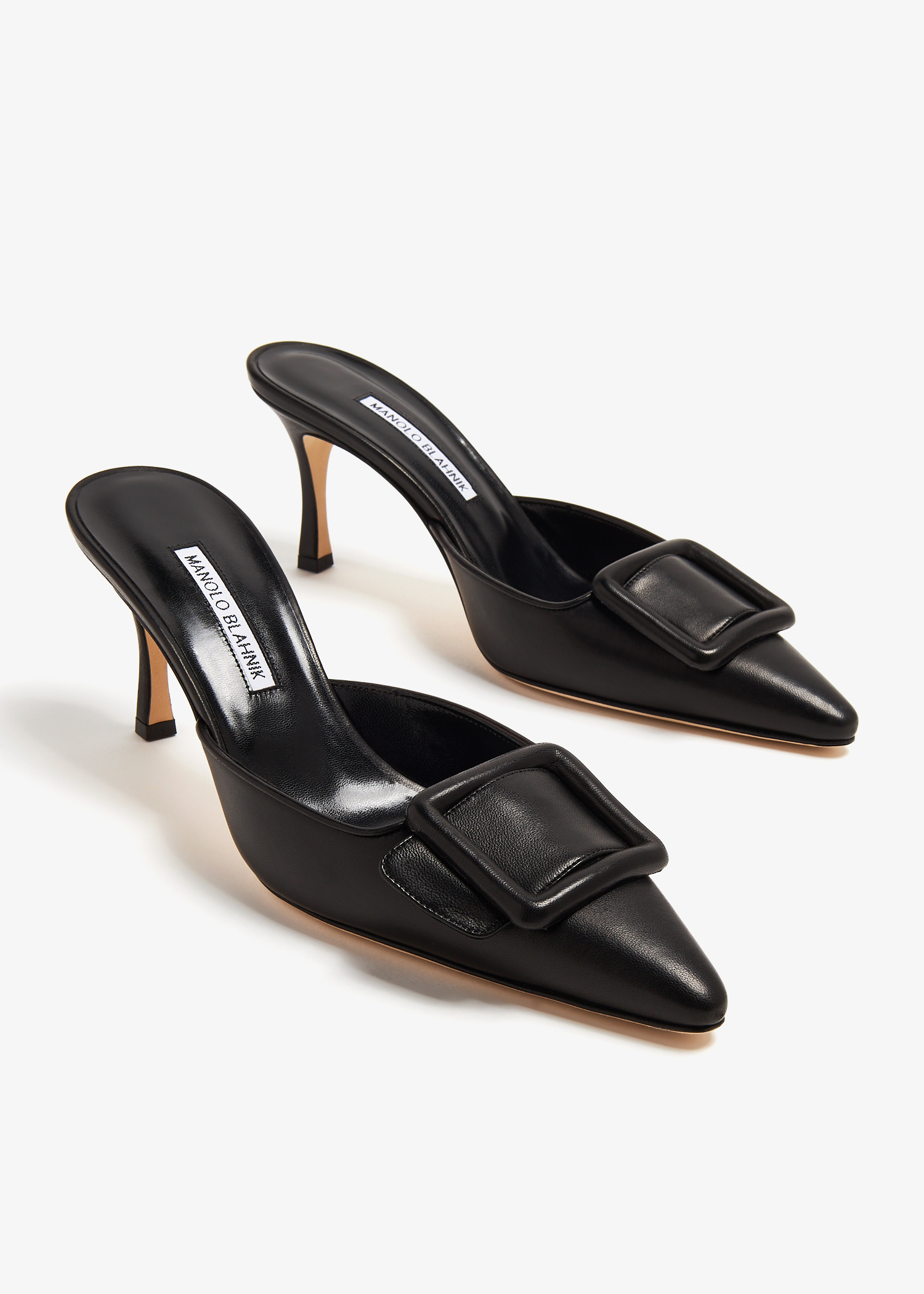 Manolo Blahnik Maysale mules for Women - Black in UAE