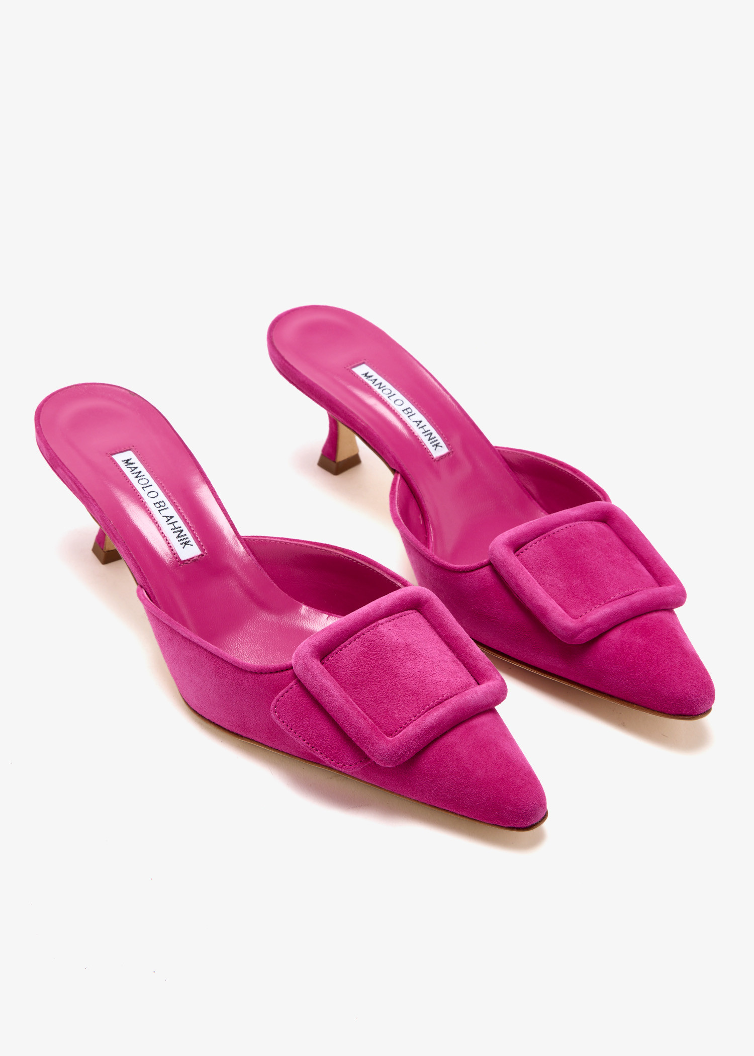 最終決算 for mules Maysale Blahnik Manolo Women Level | UAE in Pink - 靴