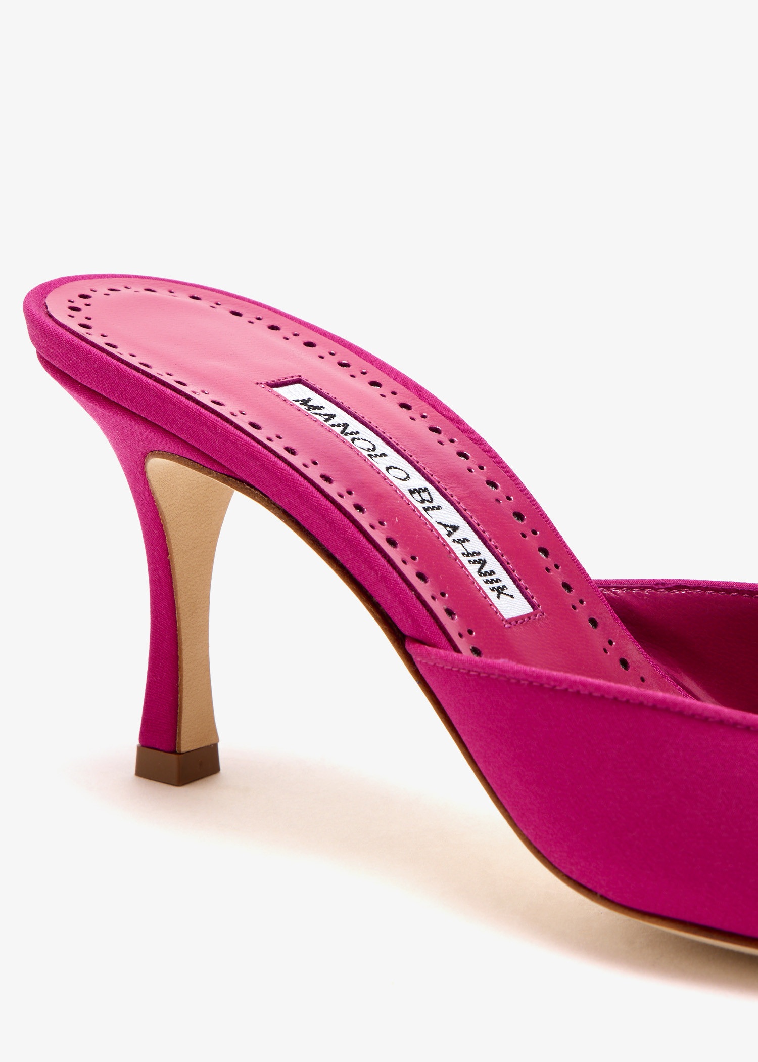 Manolo Blahnik Maysale jewel mules for Women - Pink in UAE
