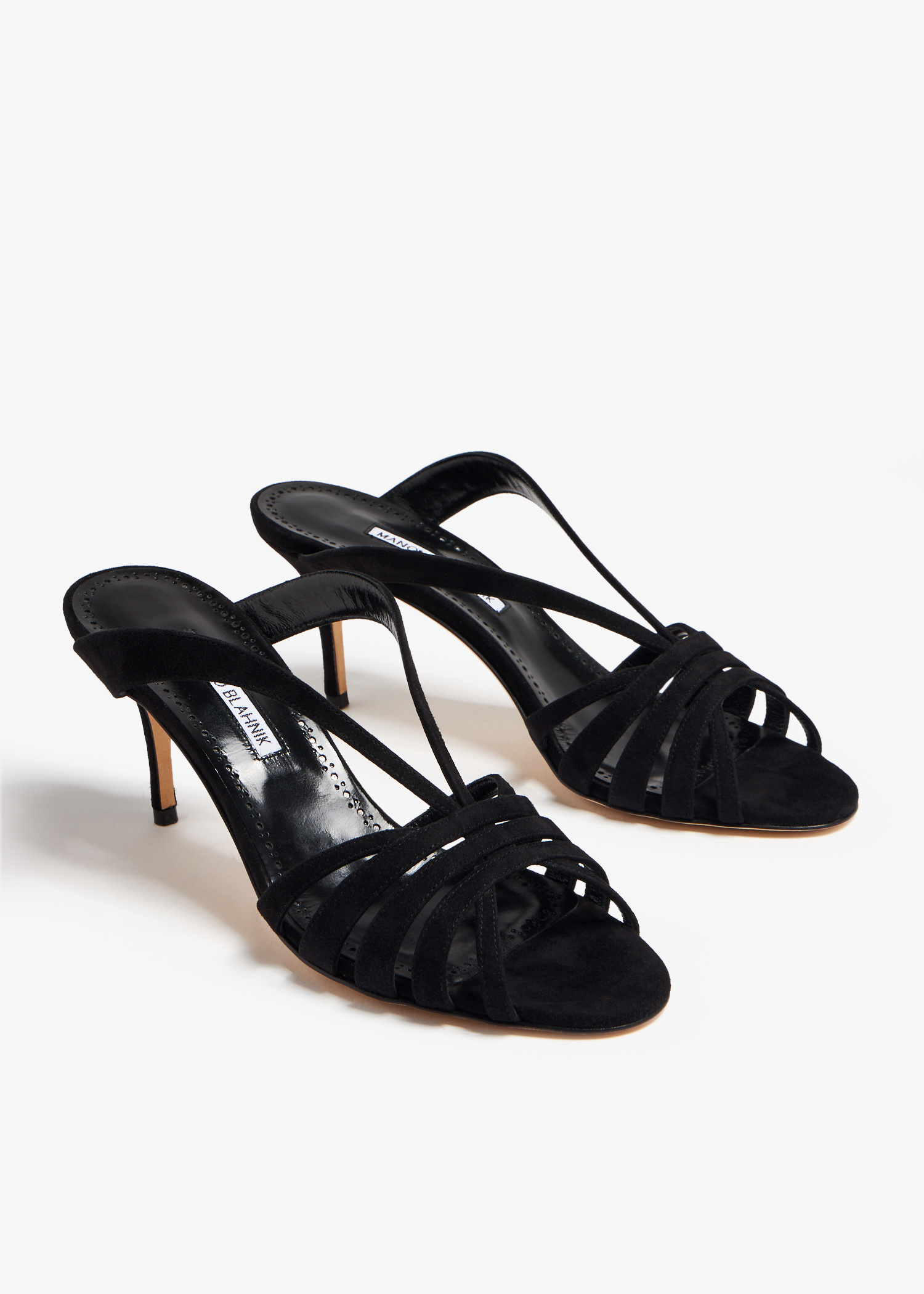 Manolo Blahnik Sardimu mules for Women - Black in UAE