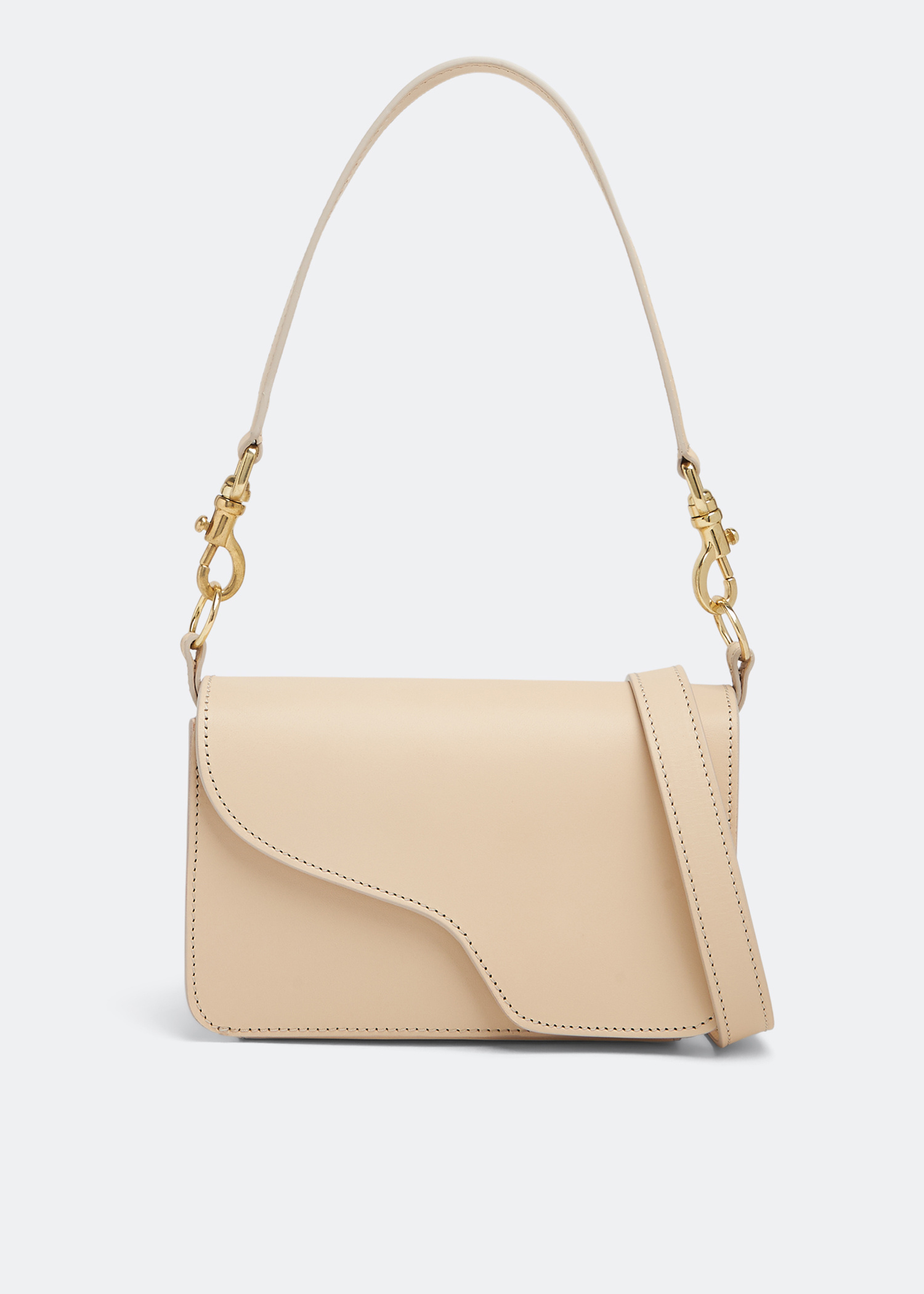 【ATP Atelier】CORSINA レザー ショルダーバッグ/ 各色 Atp Atelier Corsina Pastel Blue Crossbody Bag