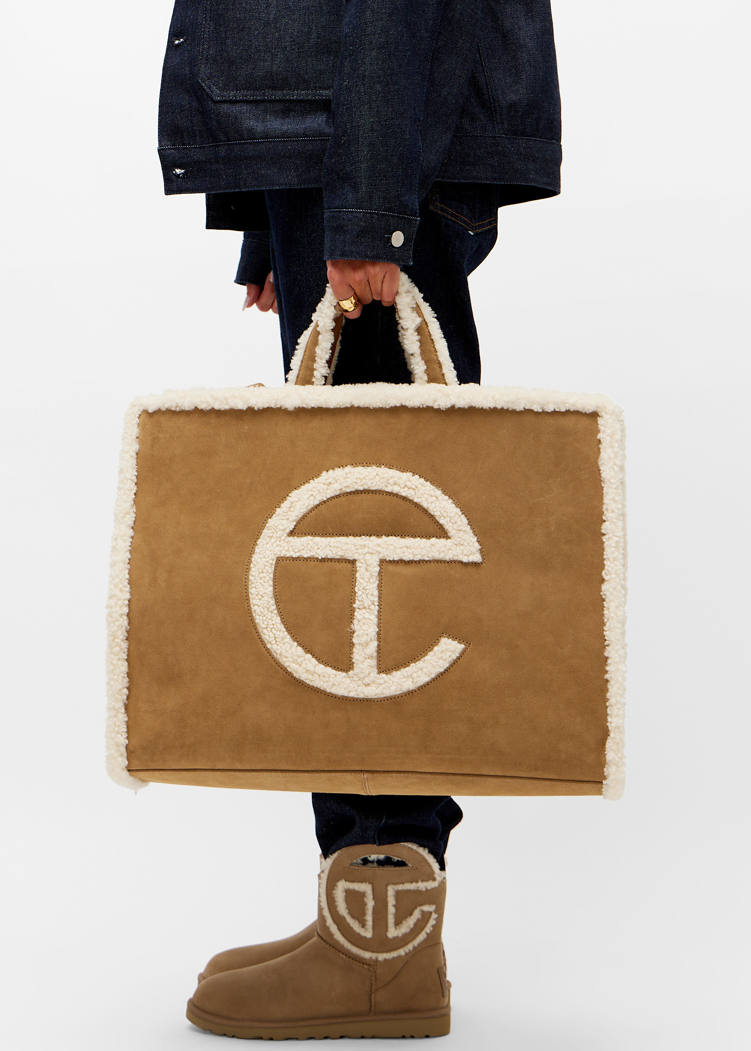 UGG x TELFAR Large shopper bag for Women - Brown in UAE