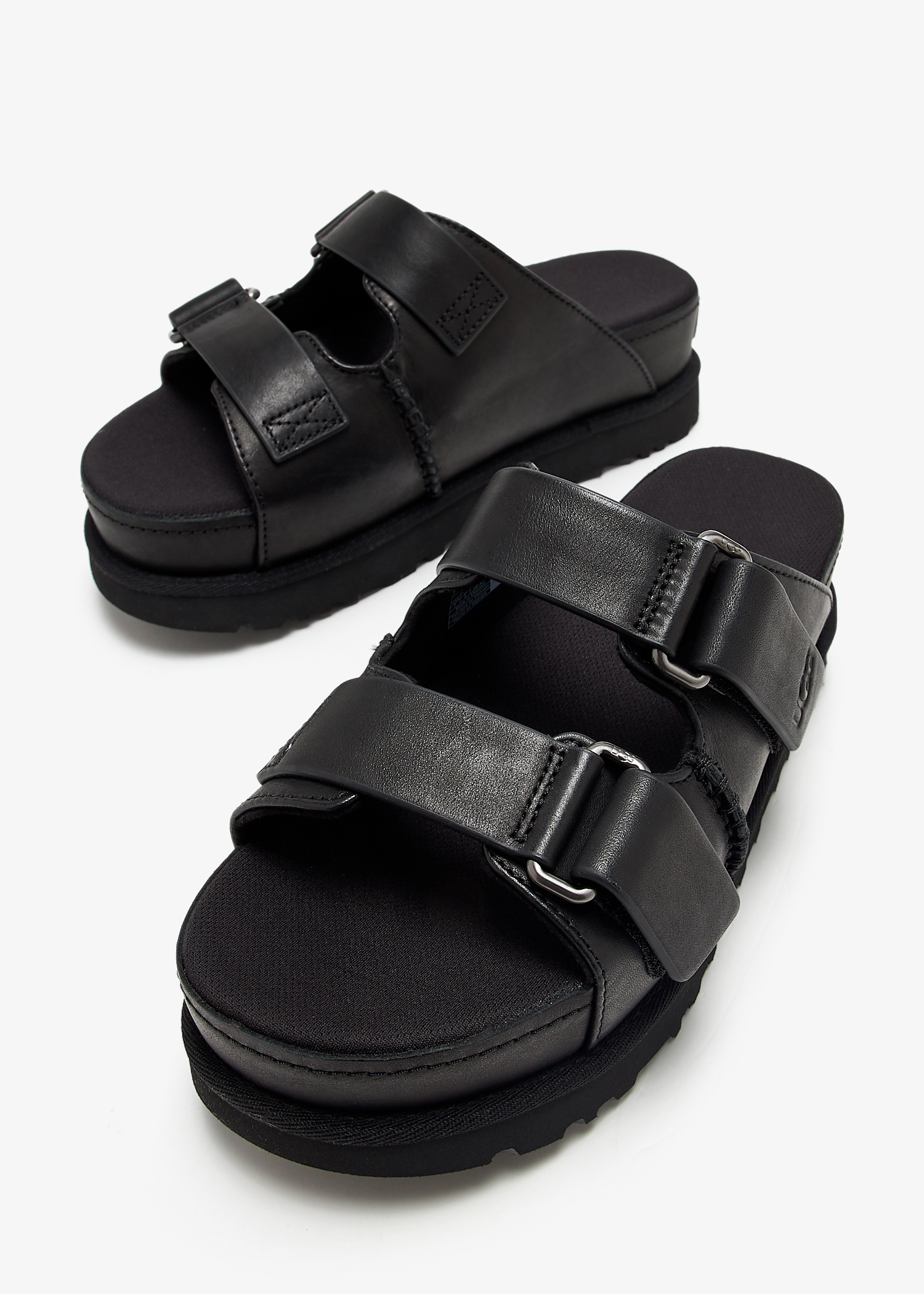 UGG Goldenstar Hi slides for Women - Black in UAE | Level Shoes