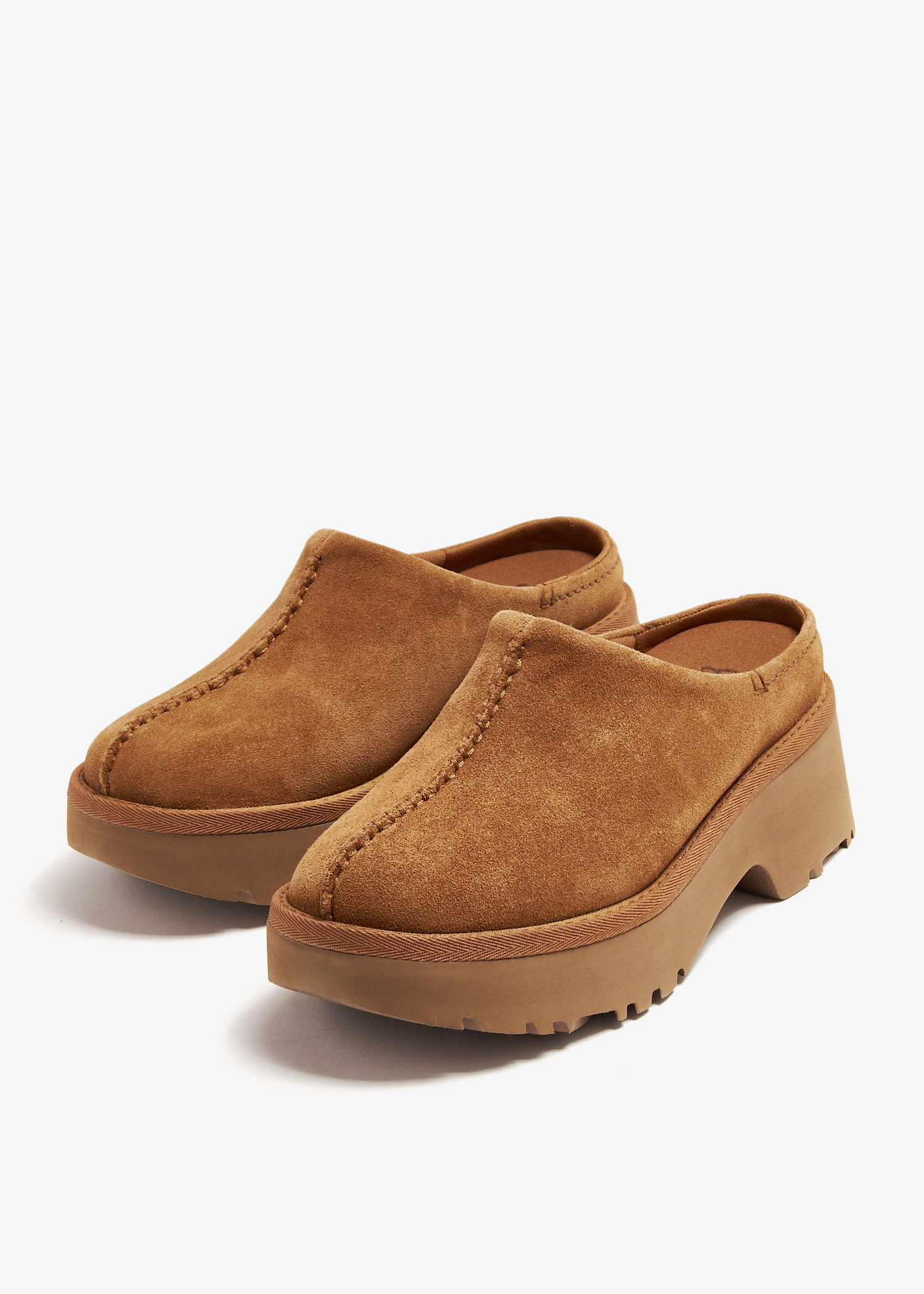 UGG WOMEN TASMAN GRAPHIC MONOGRAM TAN GREY MOCCASIN SHOE US
