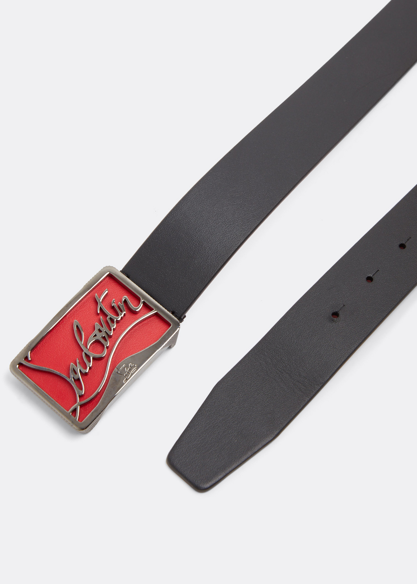 Ricky - Belt - Calf leather - Black - Christian Louboutin