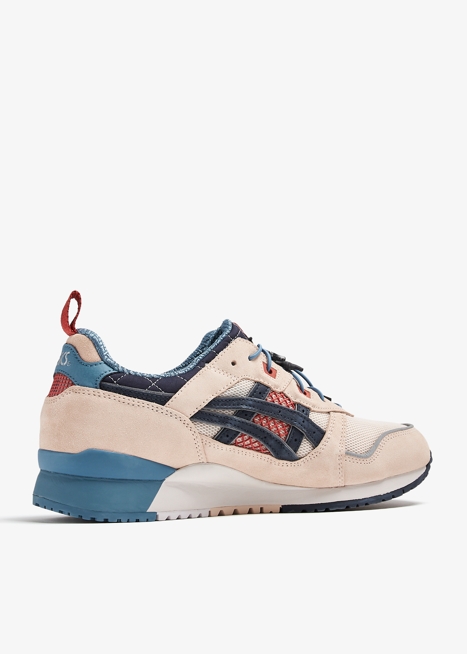 【高額売筋】 ASICS x KEBOZ GEL-Lyte III OG Mita sneakers for Men - Beige シューズ(男性用)