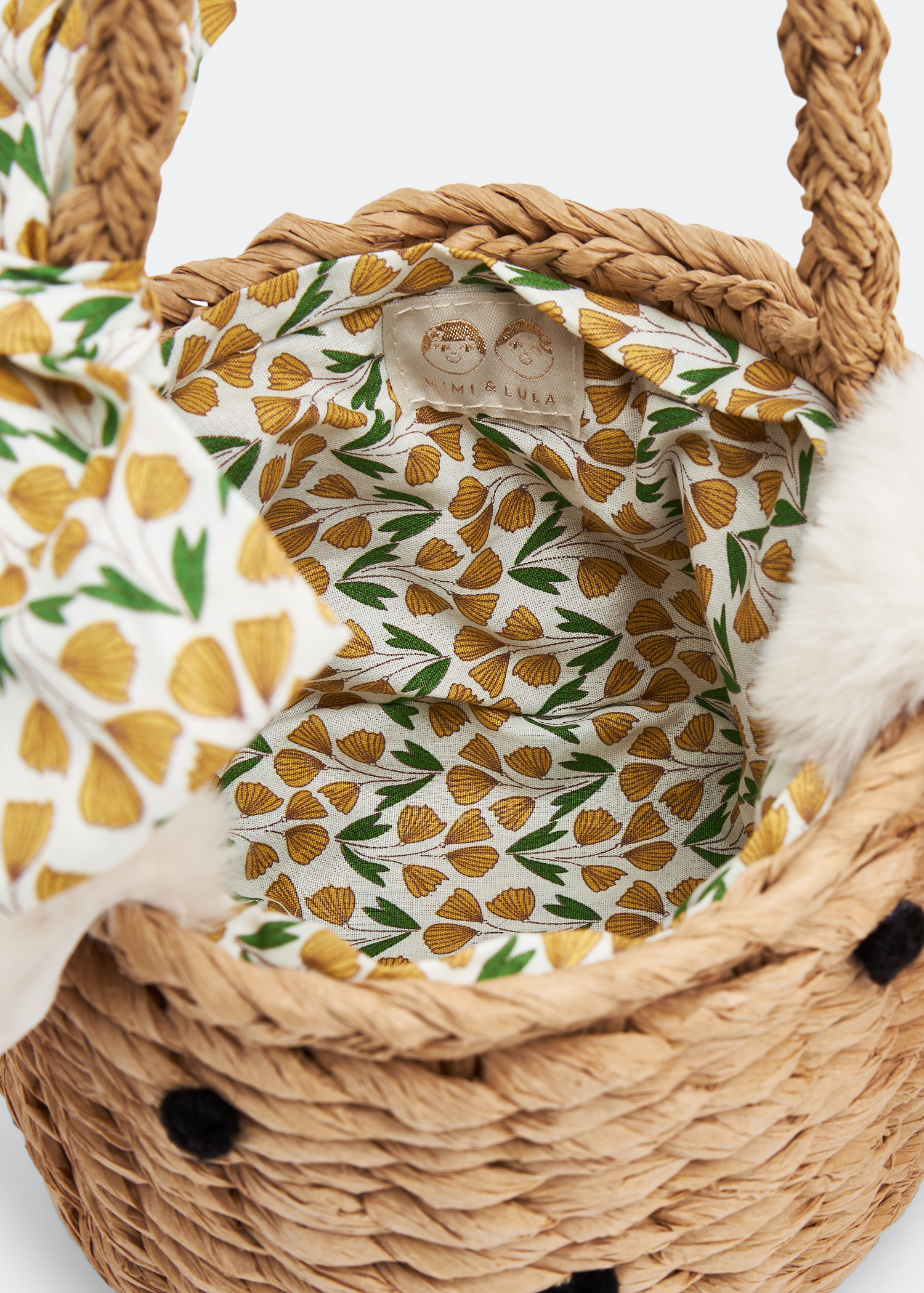 低価格の Mimi & Lula Spring bunny easter basket bag for Girl - Beige バッグ