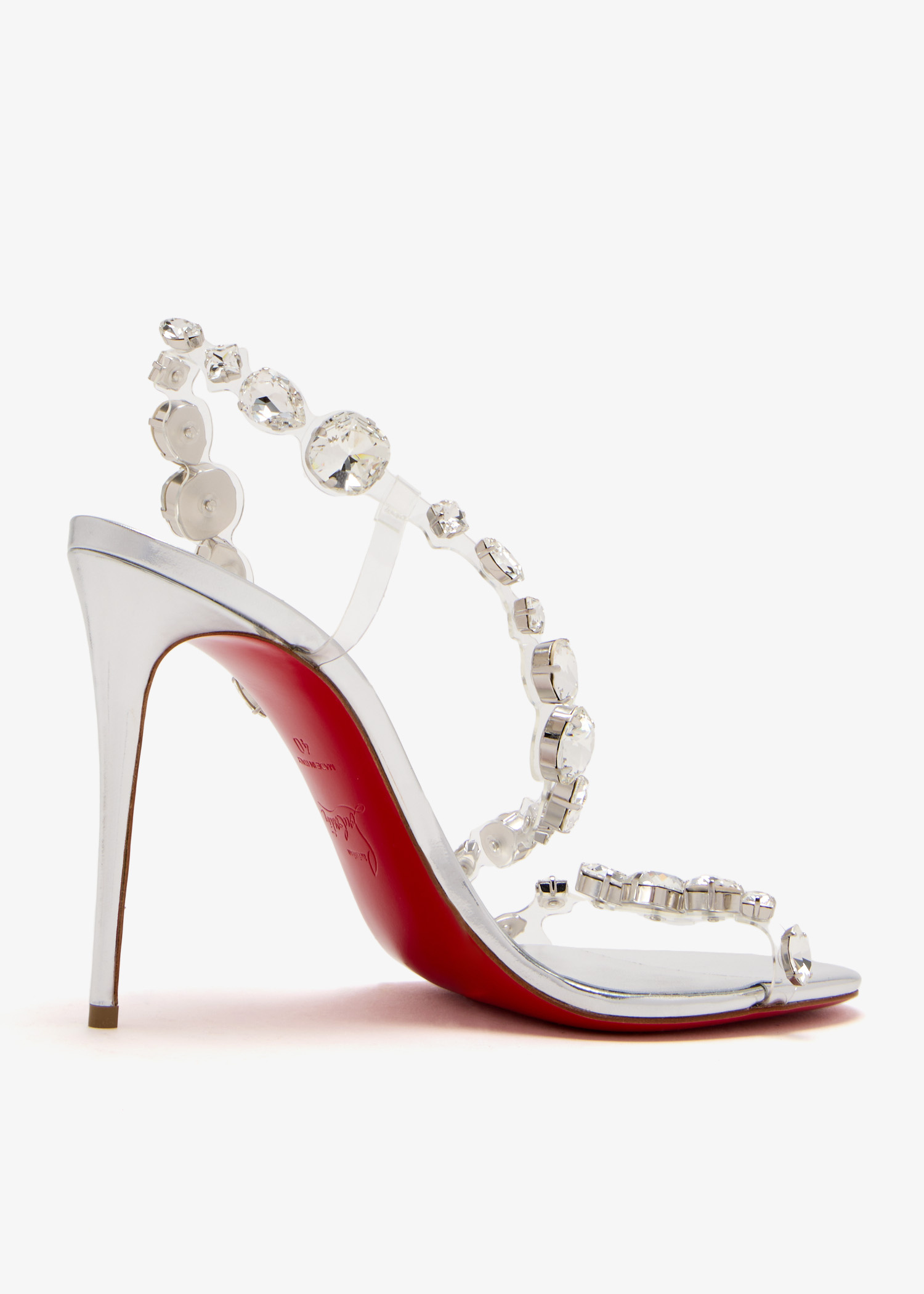 Christian Louboutin Rosalie Jewel sandals for Women - Silver