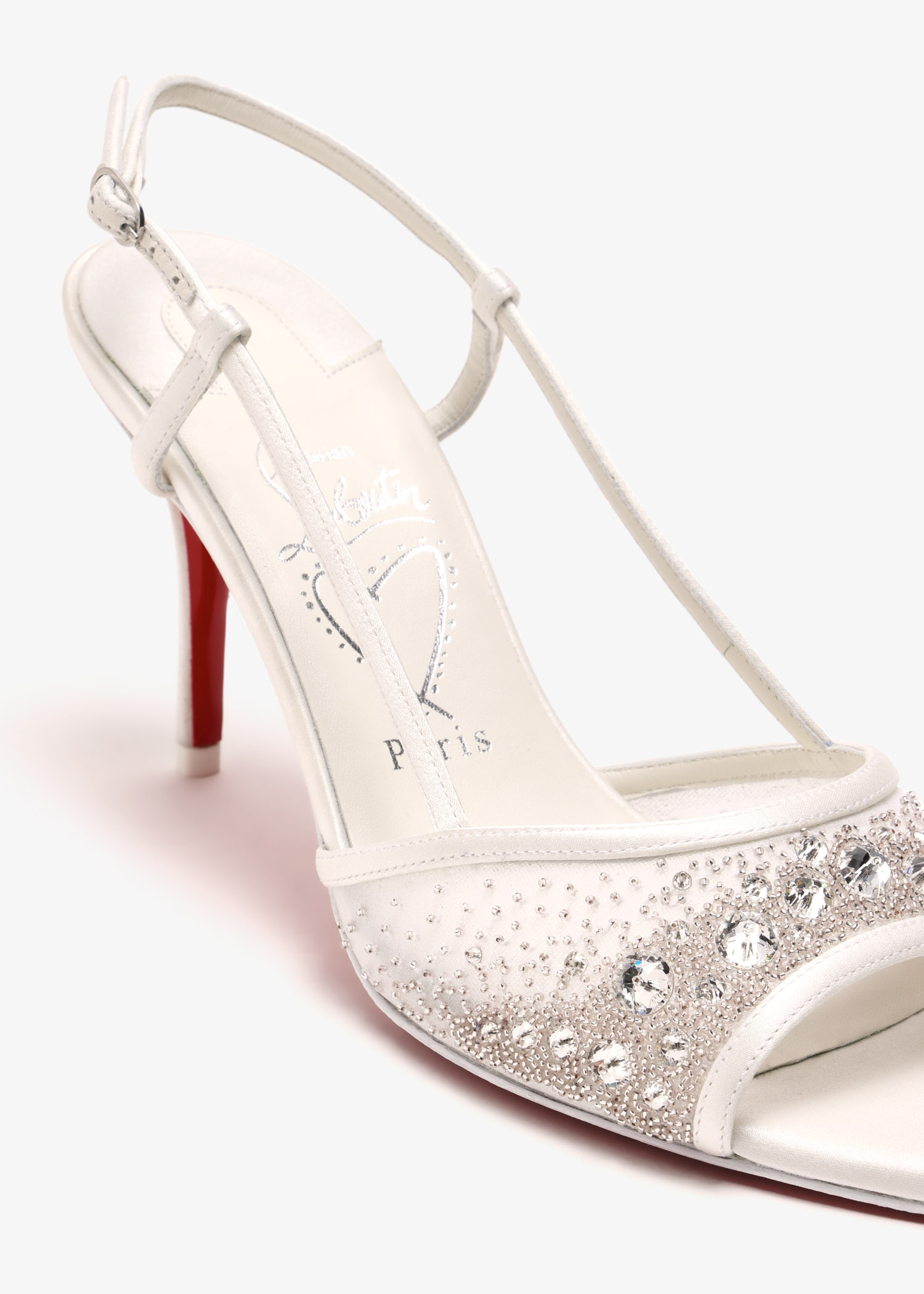 Christian Louboutin Miss Z Sparkling 80 slingback sandals