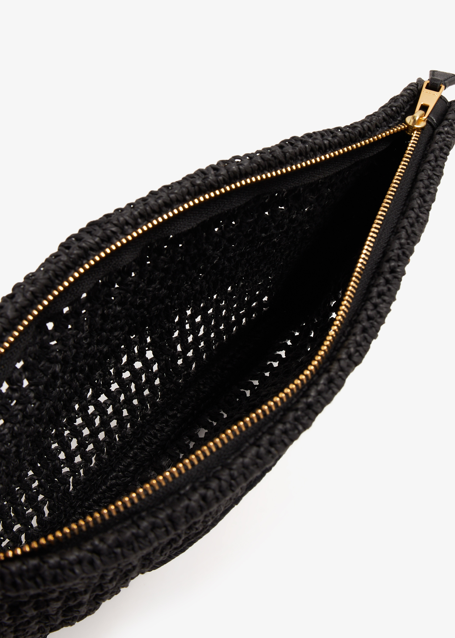 クラッチバッグ TORY BURCH ELLA COTTON POUCH Tory Burch Ella crochet pouch for Women - Black in Qatar