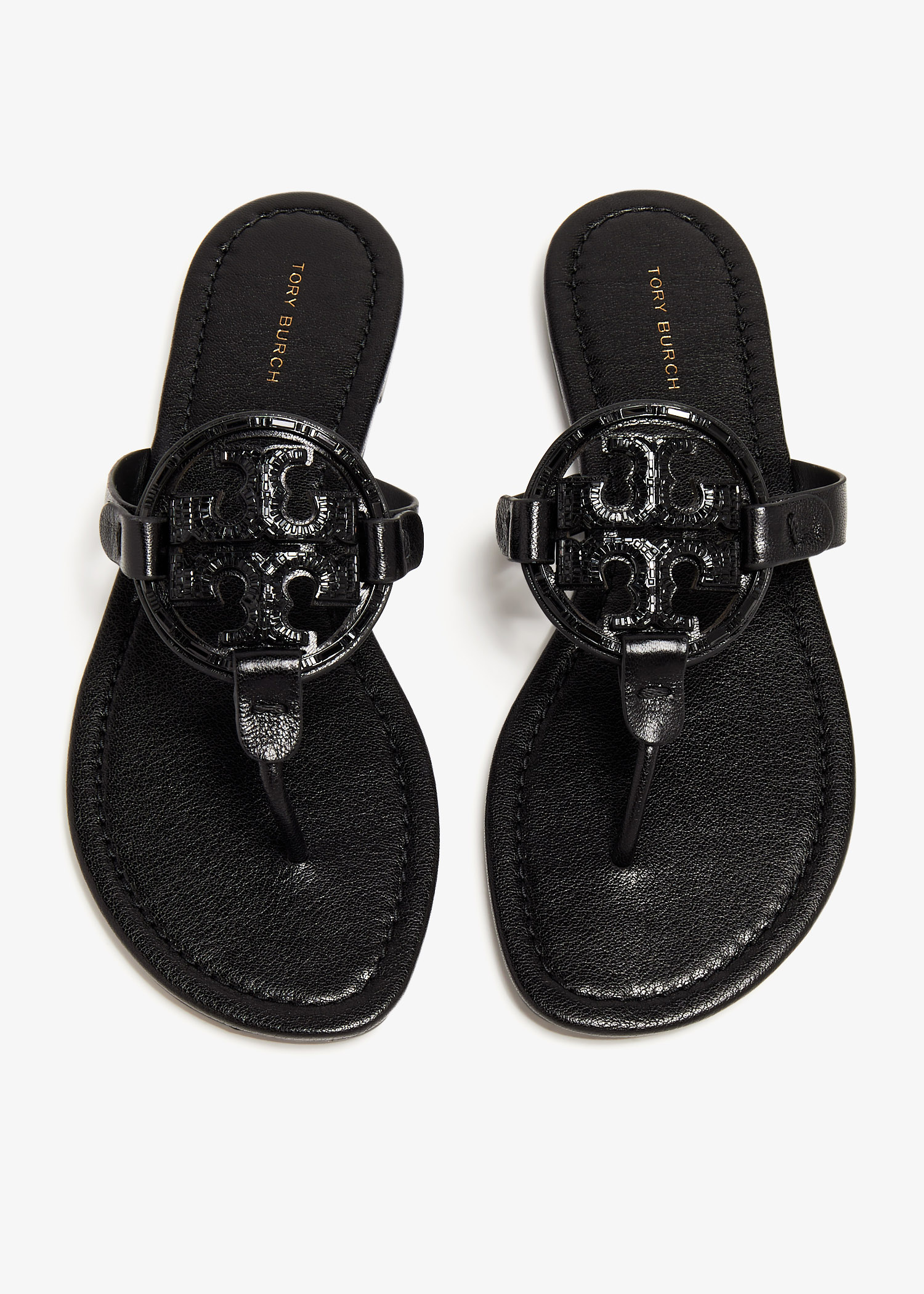 Tory Burch Miller Deco sandals for Women - Black in Qatar