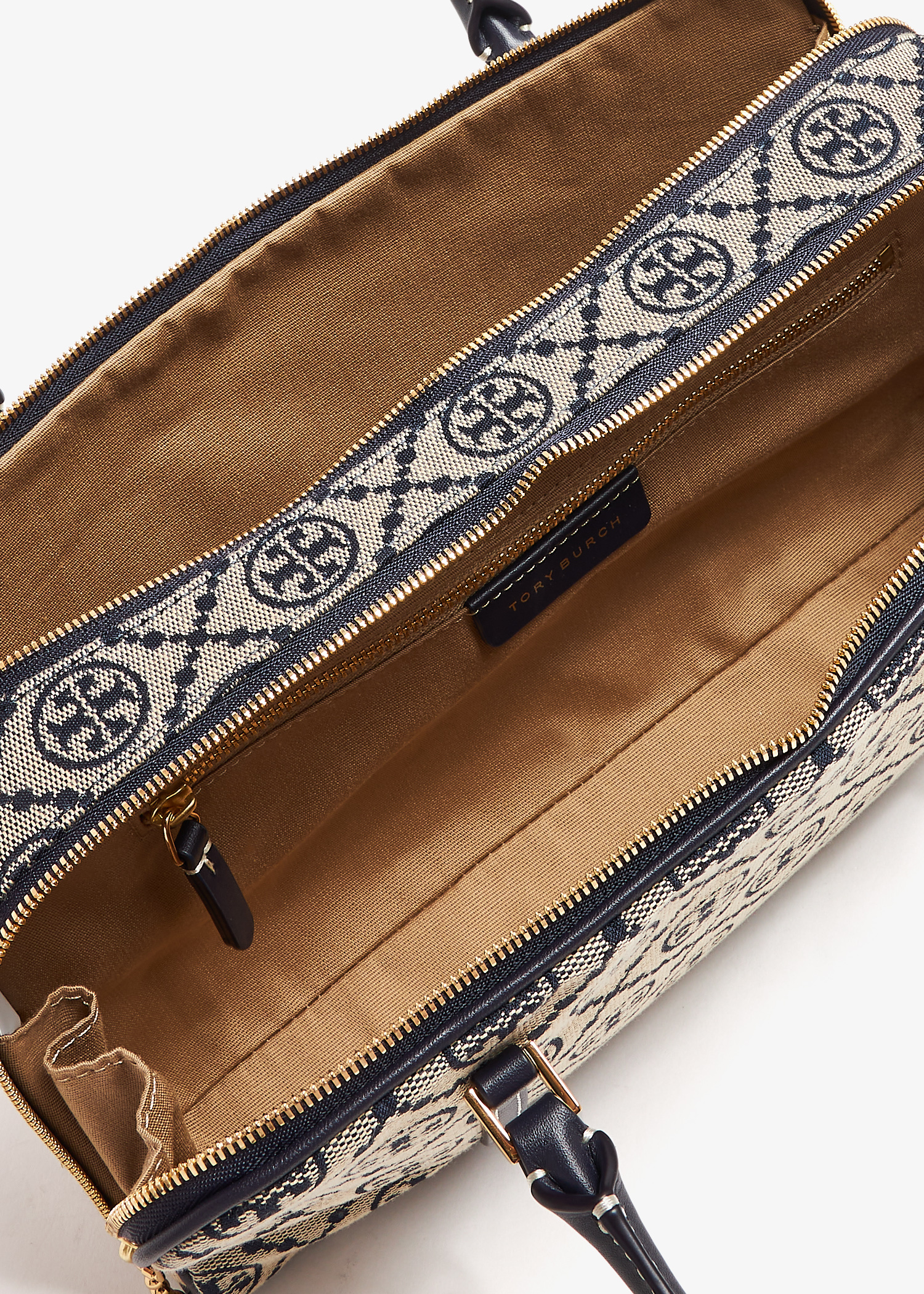 Tory Burch T Monogram Small Marshmallow satchel bag for