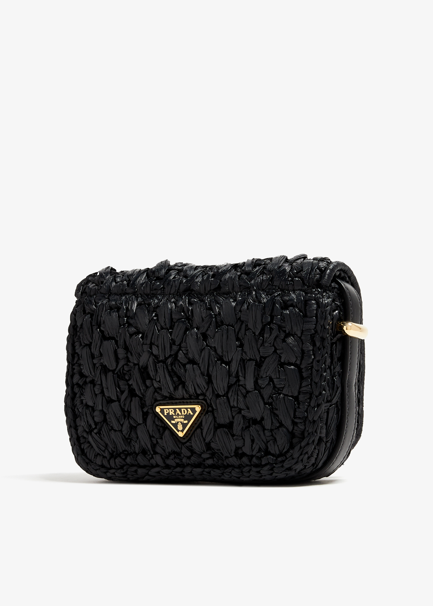 PRADA Logo Ribbon Nylon Leather Two-way Crossbody Shoulder