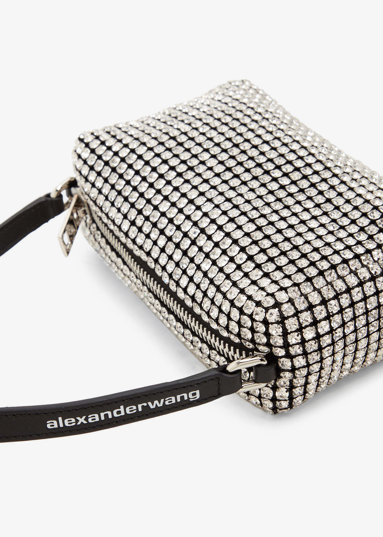 Alexander Wang Heiress medium pouch bag for Women - Silver