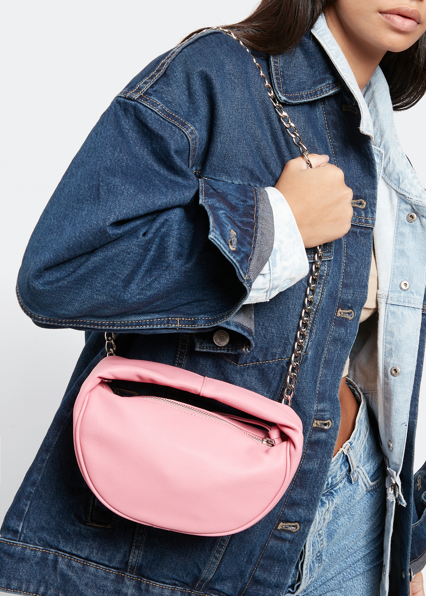 BY FAR Baby Cush bag for Women - Pink in Bahrain | Level Shoes
