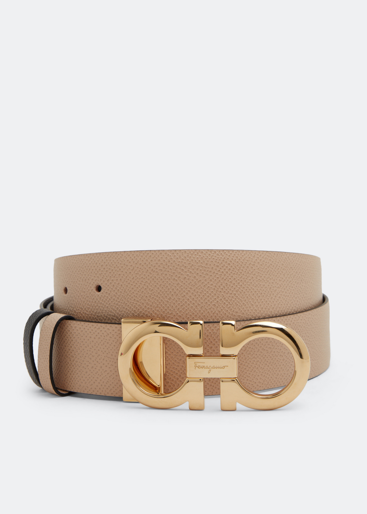 Salvatore Ferragamo Gancini belt for Women - Beige in UAE