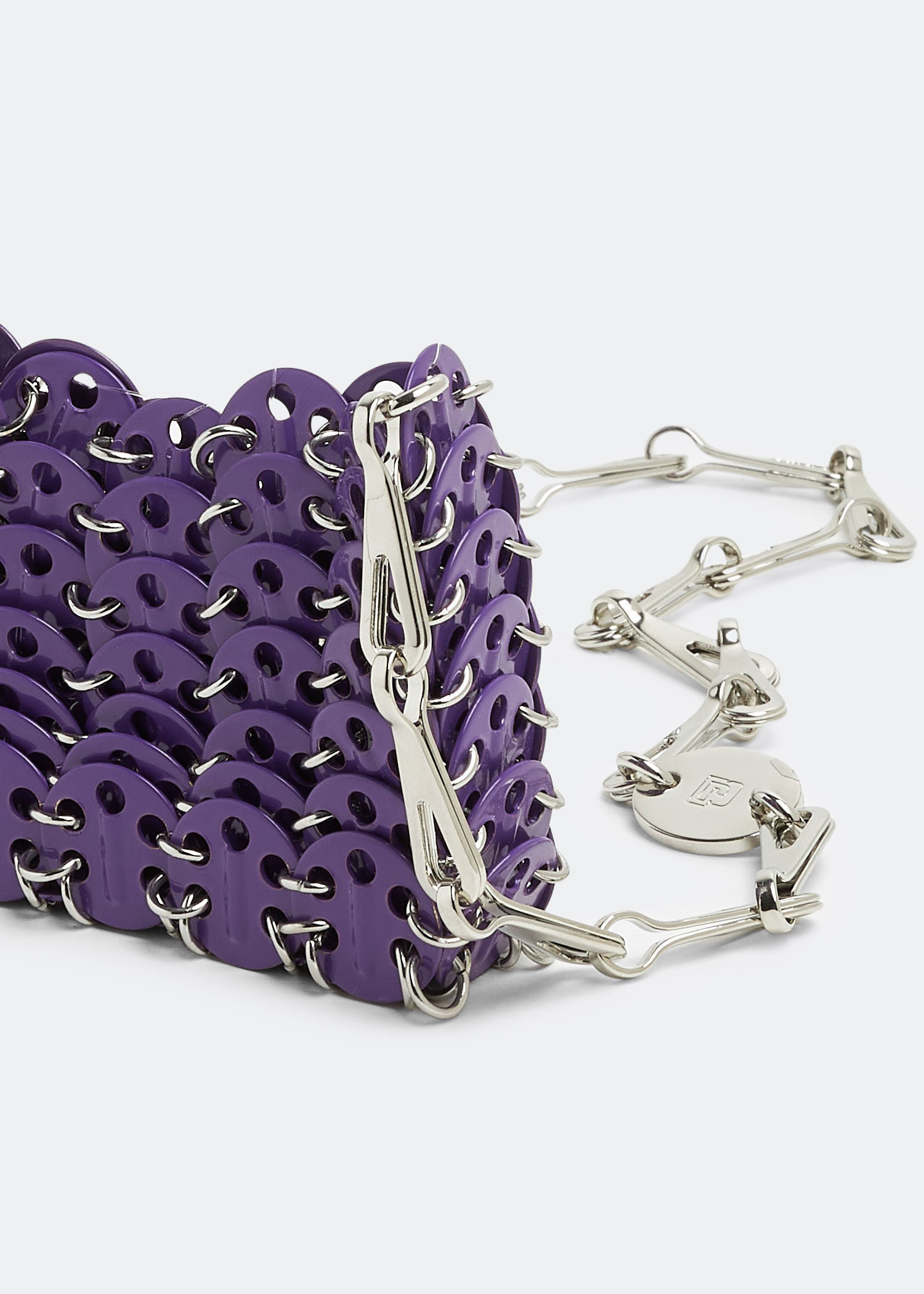 Rabanne Micro 1969 bag for Women - Purple in UAE | Level Shoes