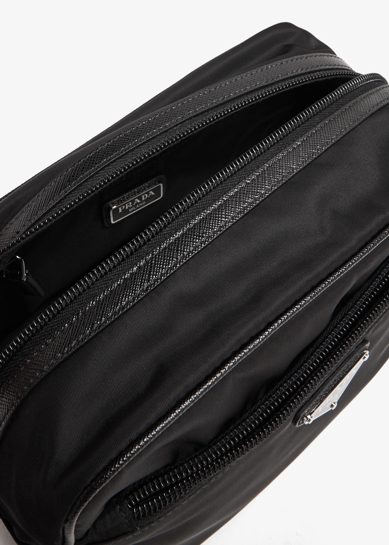 VIP価格.PRADA RE-NYLON AND LEATHER TRAVEL POUCH 関税送料込 Prada Re-Nylon and Saffiano Leather Pouch | Saks Fifth Avenue