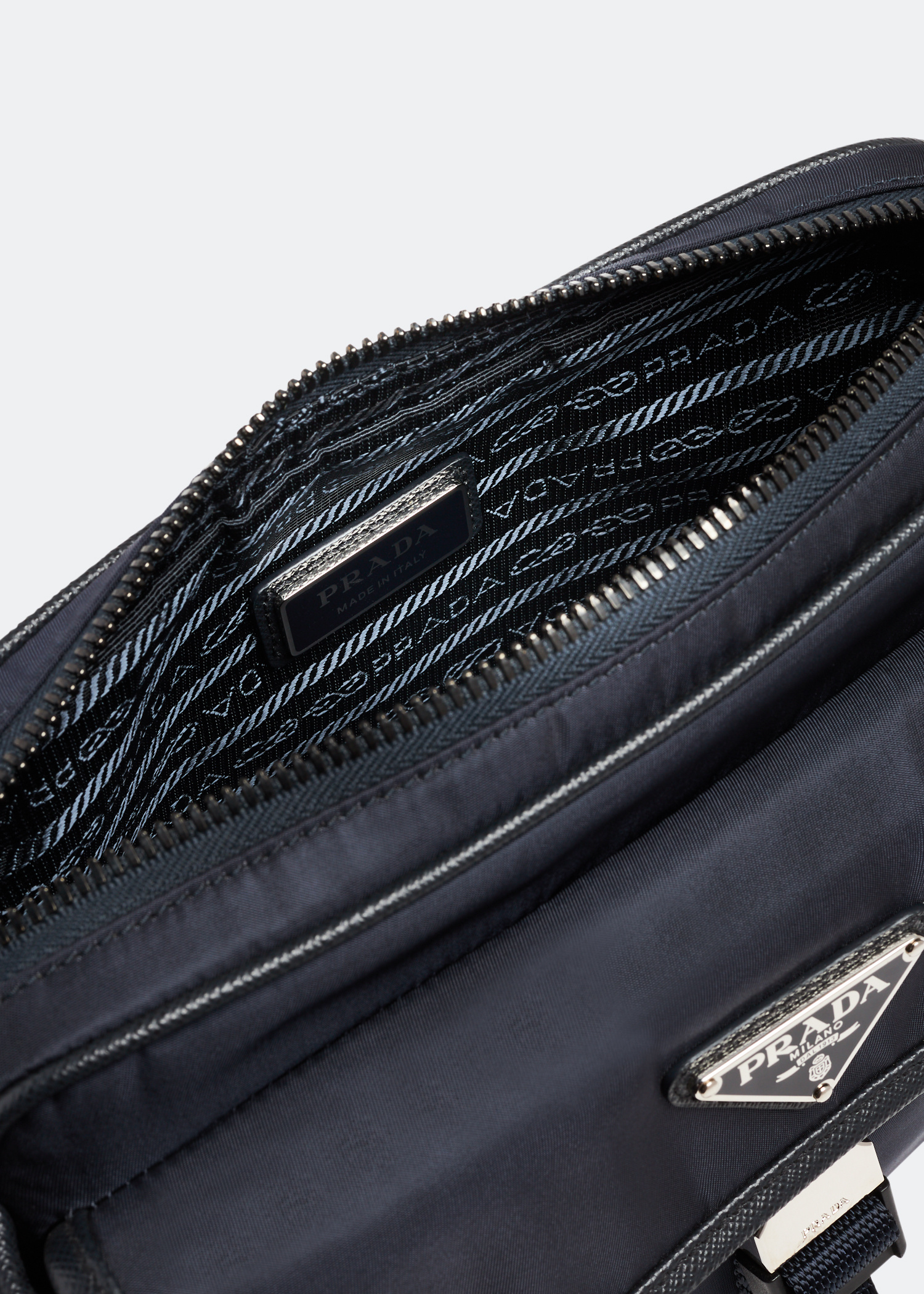 Prada Re-Nylon shoulder bag for Men - Blue in Qatar | Level