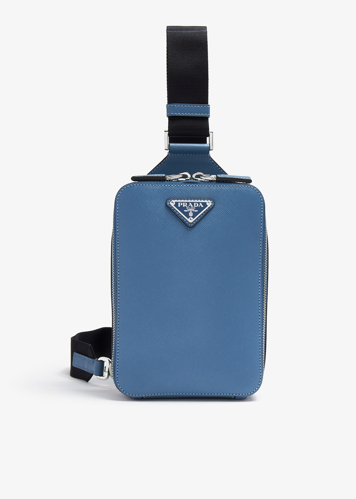 Prada Brique Saffiano leather bag for Men - Blue in UAE