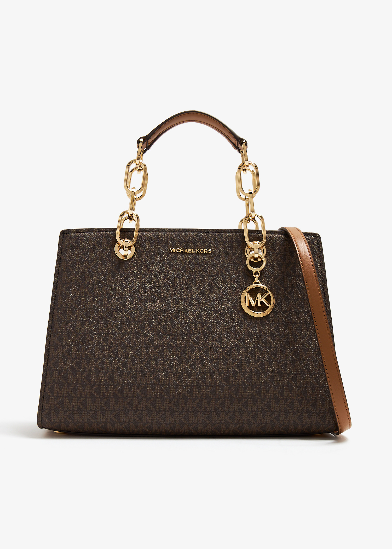 Michael Kors Cynthia satchel for Women - Brown in Qatar