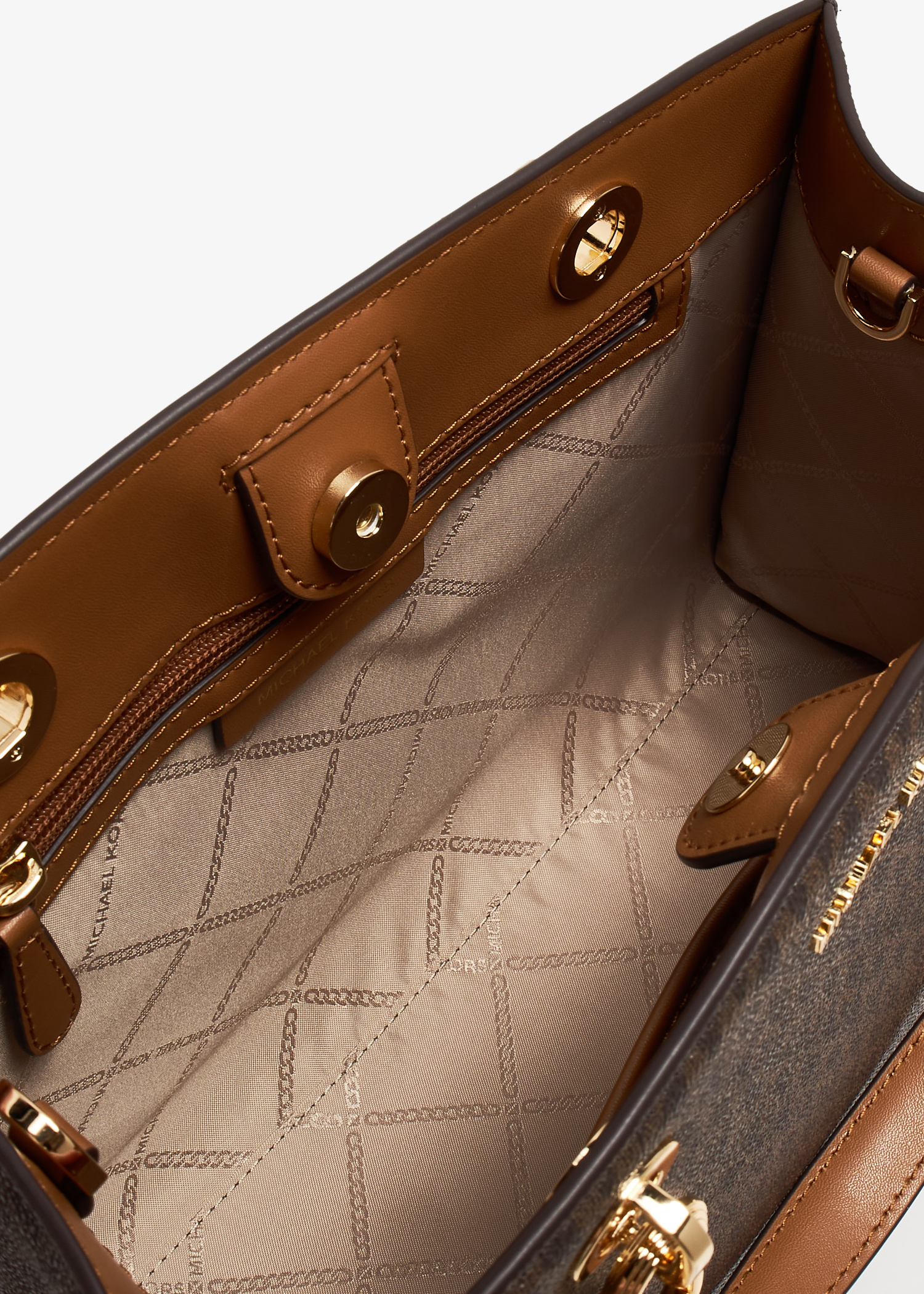 Michael Kors Cynthia satchel for Women - Brown in Qatar