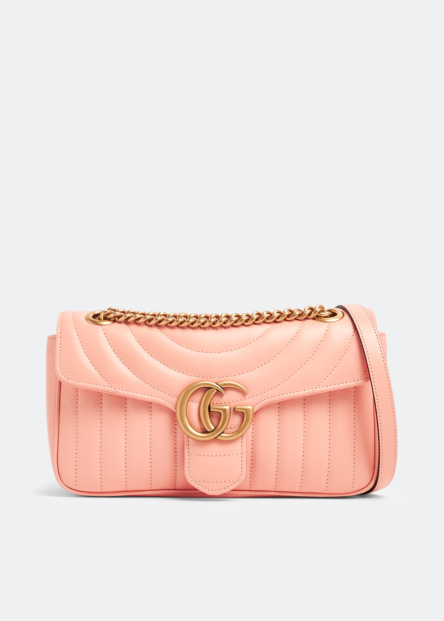 Gucci GG Marmont Matelassé shoulder bag for Women - Pink in