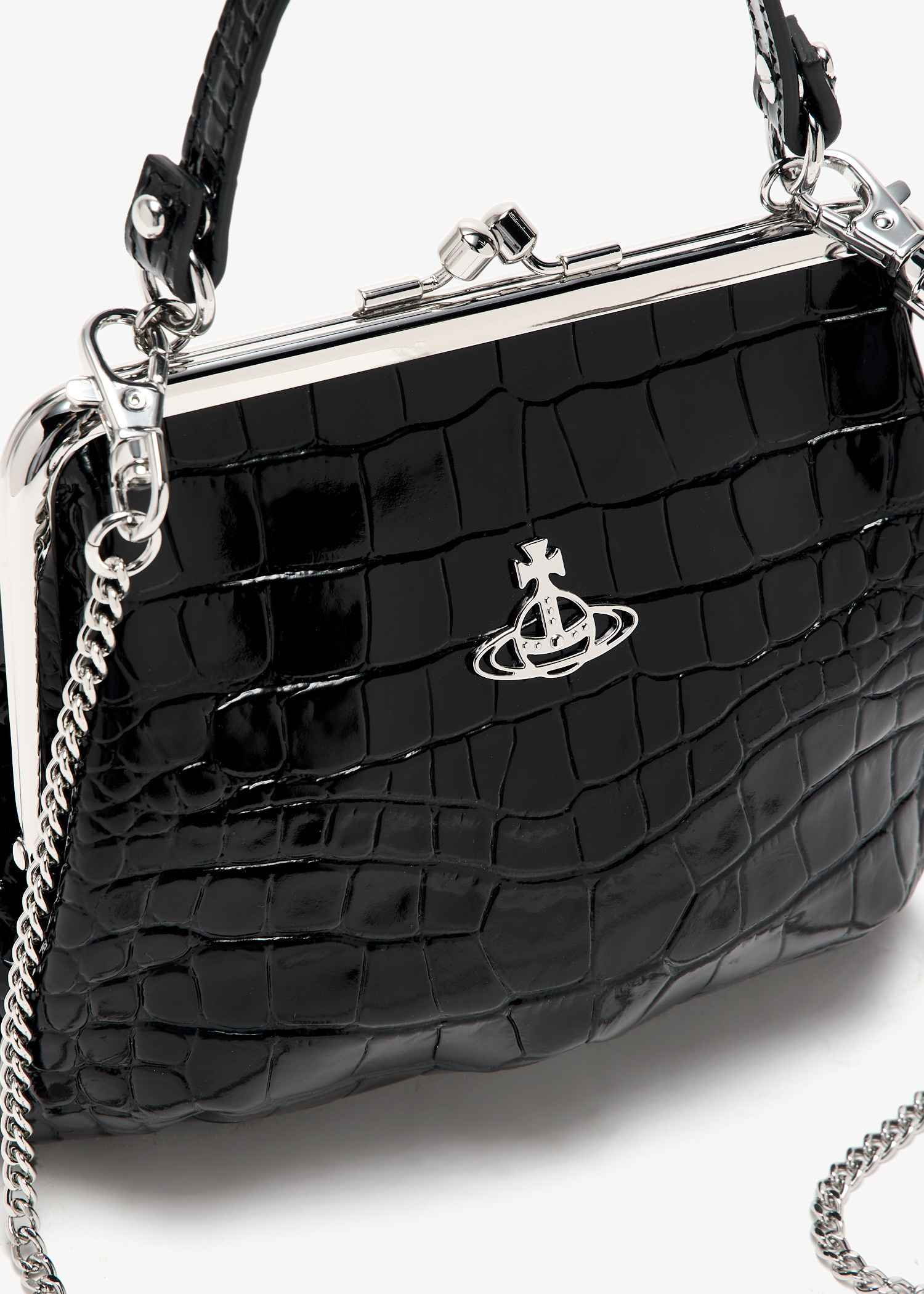 Vivienne Westwood Granny Frame purse for Women - Black in