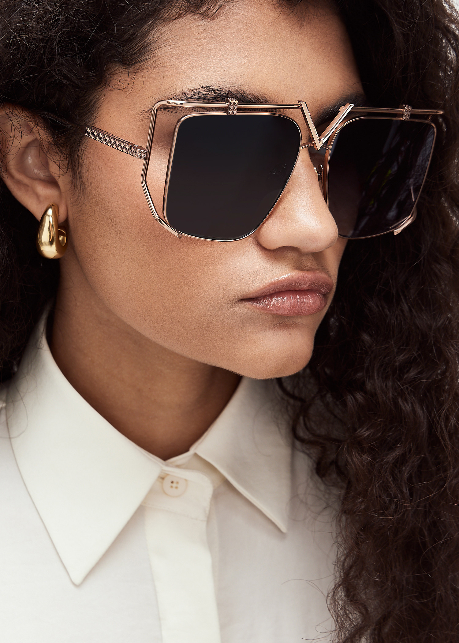 Valentino Garavani V - Light Oversized sunglasses for ADULT