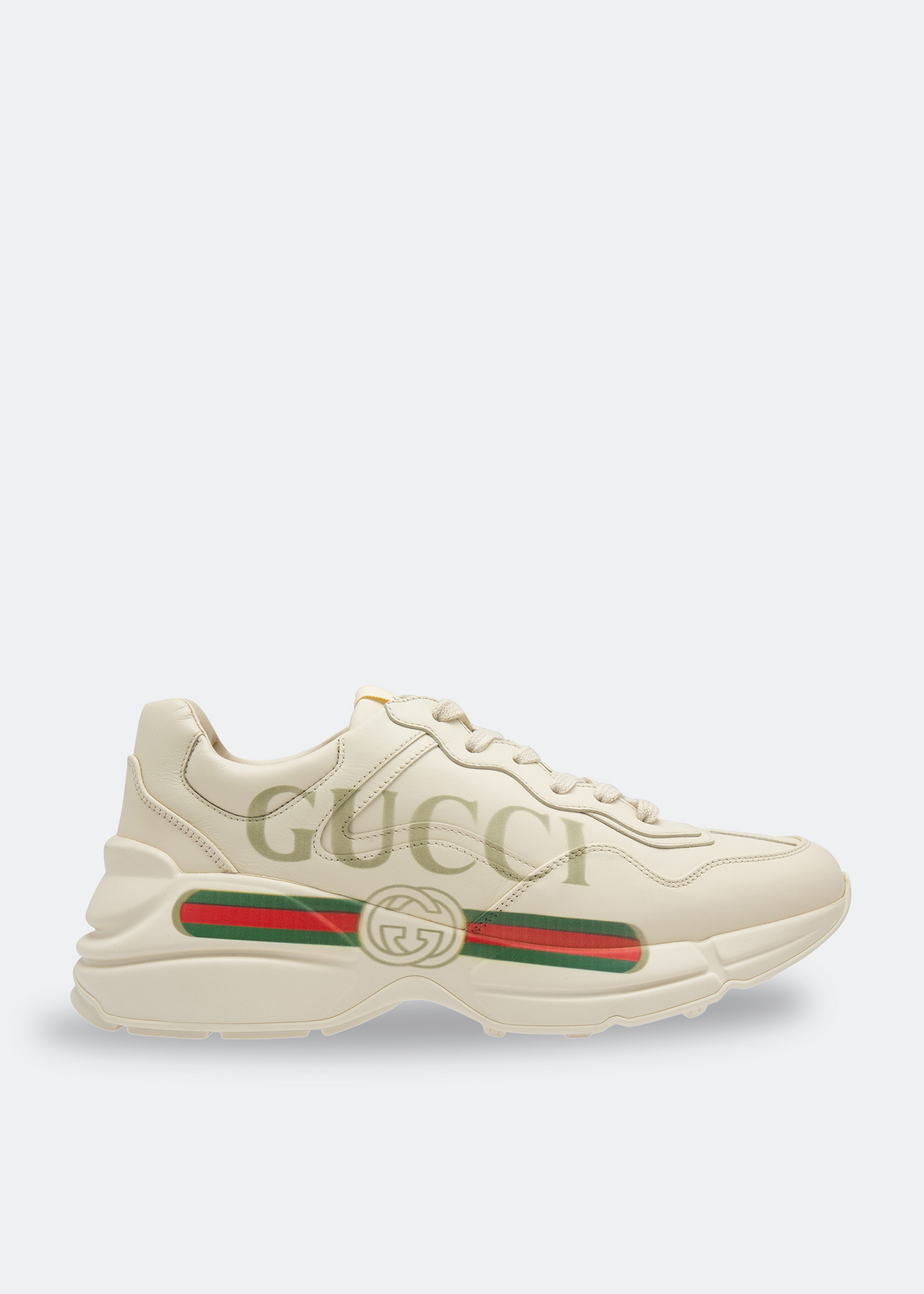 Gucci Rhyton sneakers for Women - White in Bahrain | Level Shoes
