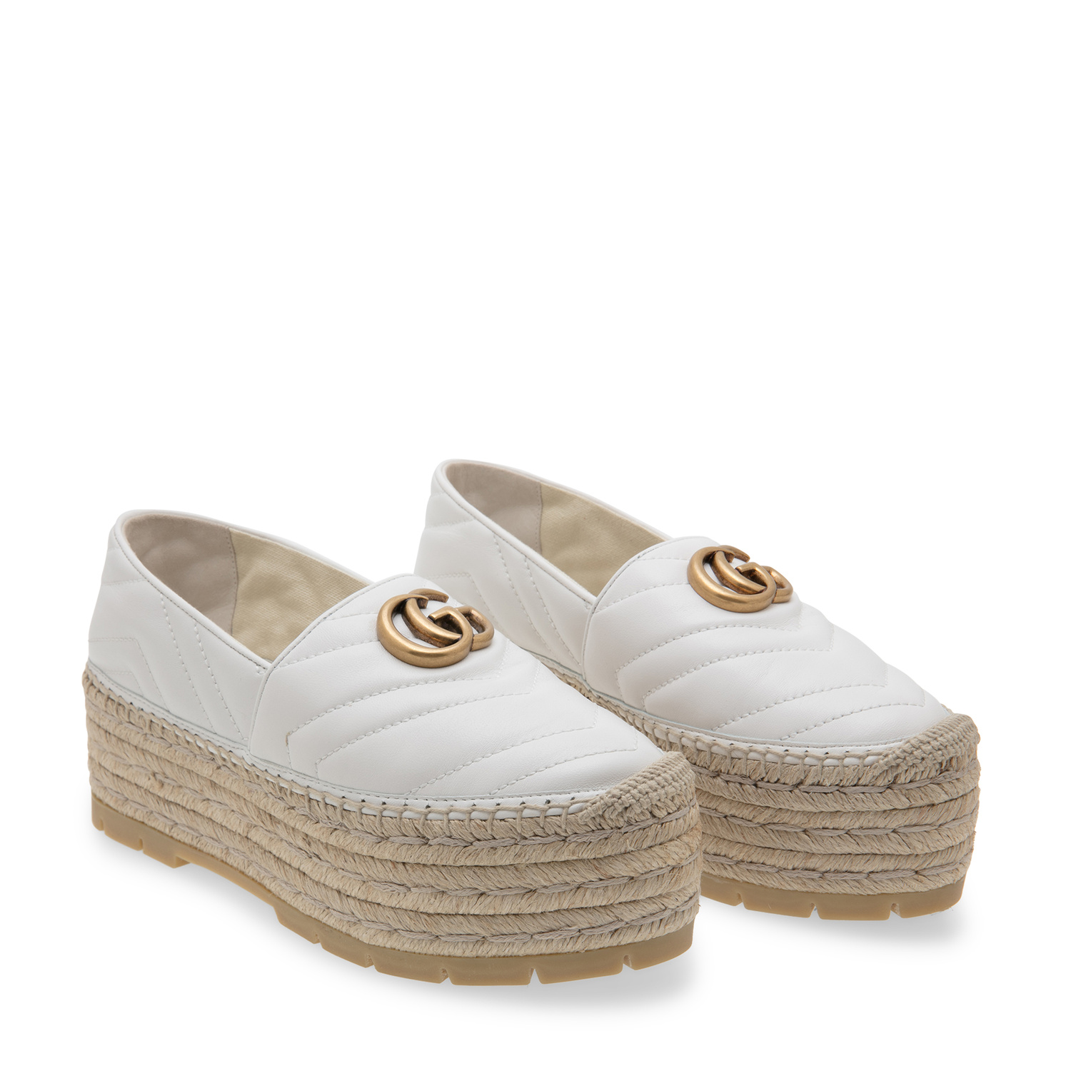 Gucci Marmont platform espadrilles for Women - Multicolored