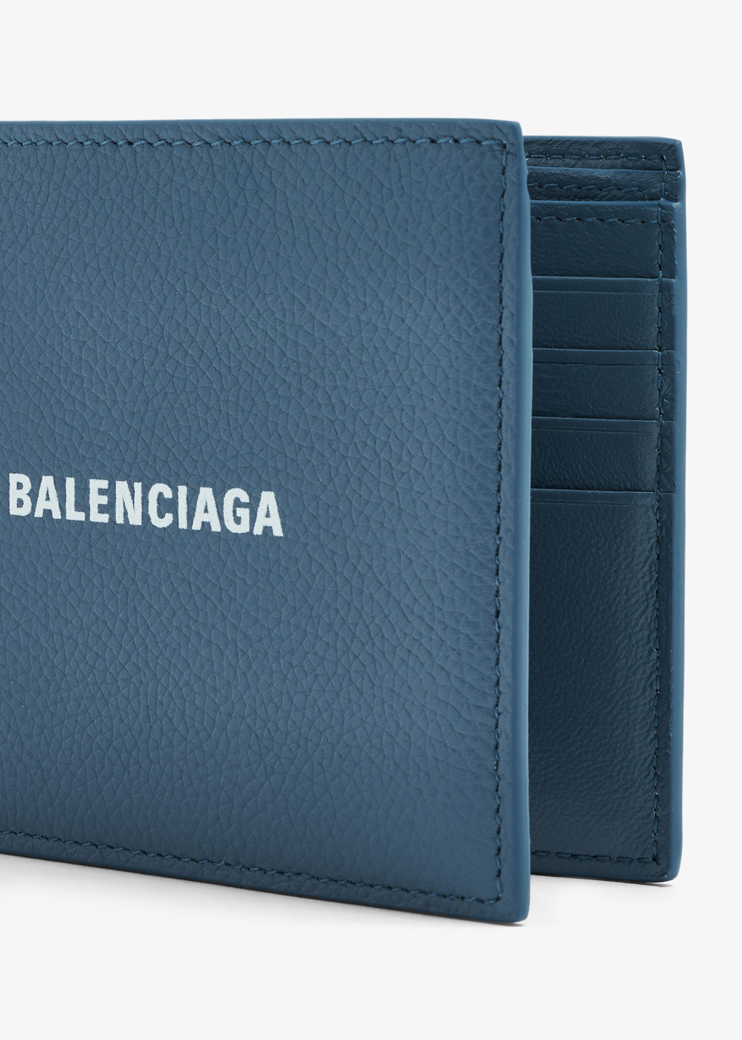 Balenciaga Cash square folded wallet for Men - Blue in