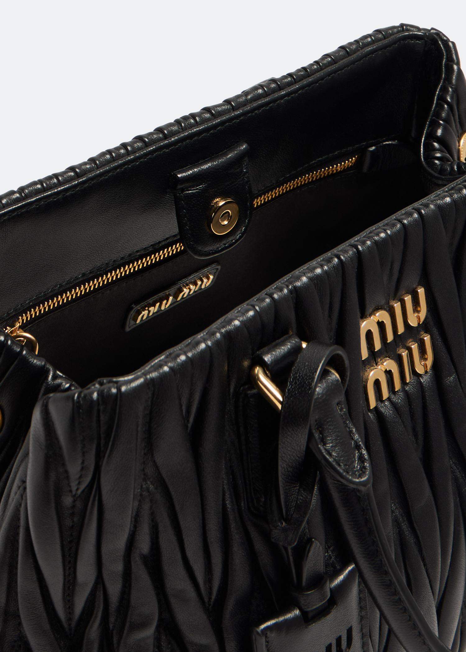 Miu Miu Matelassé leather handbag for Women - Black in UAE