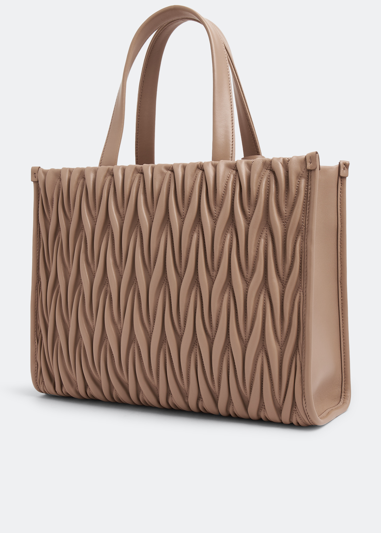 Miu Miu Women's' Leather Patch Handbag in Brown | LN-CC®