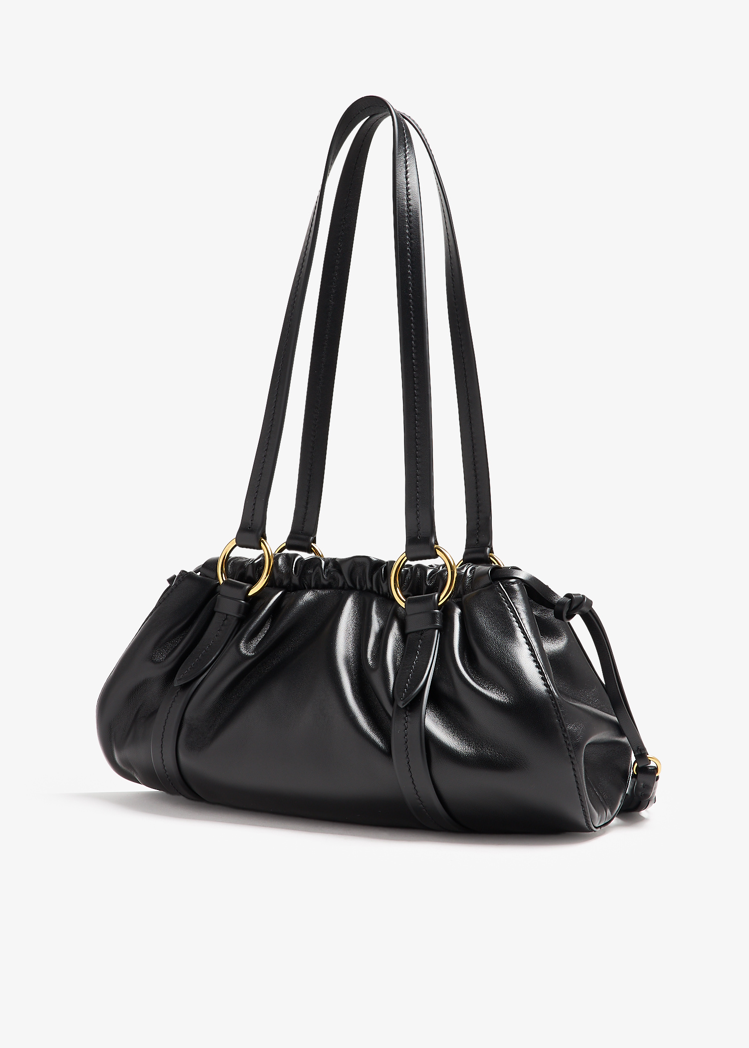 Miu Miu Joie nappa leather bag for Women - Black in Qatar