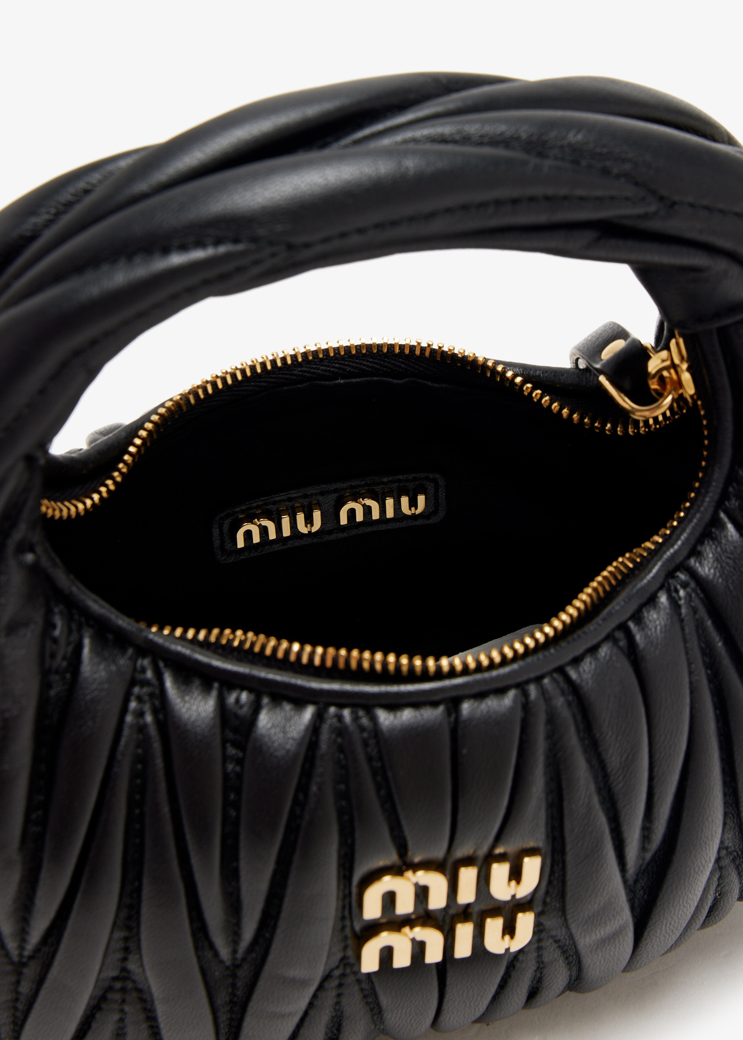 miu ミュウミュウ ハンドバッグ 2WAY ARCADIE MATELASSE NAPPA