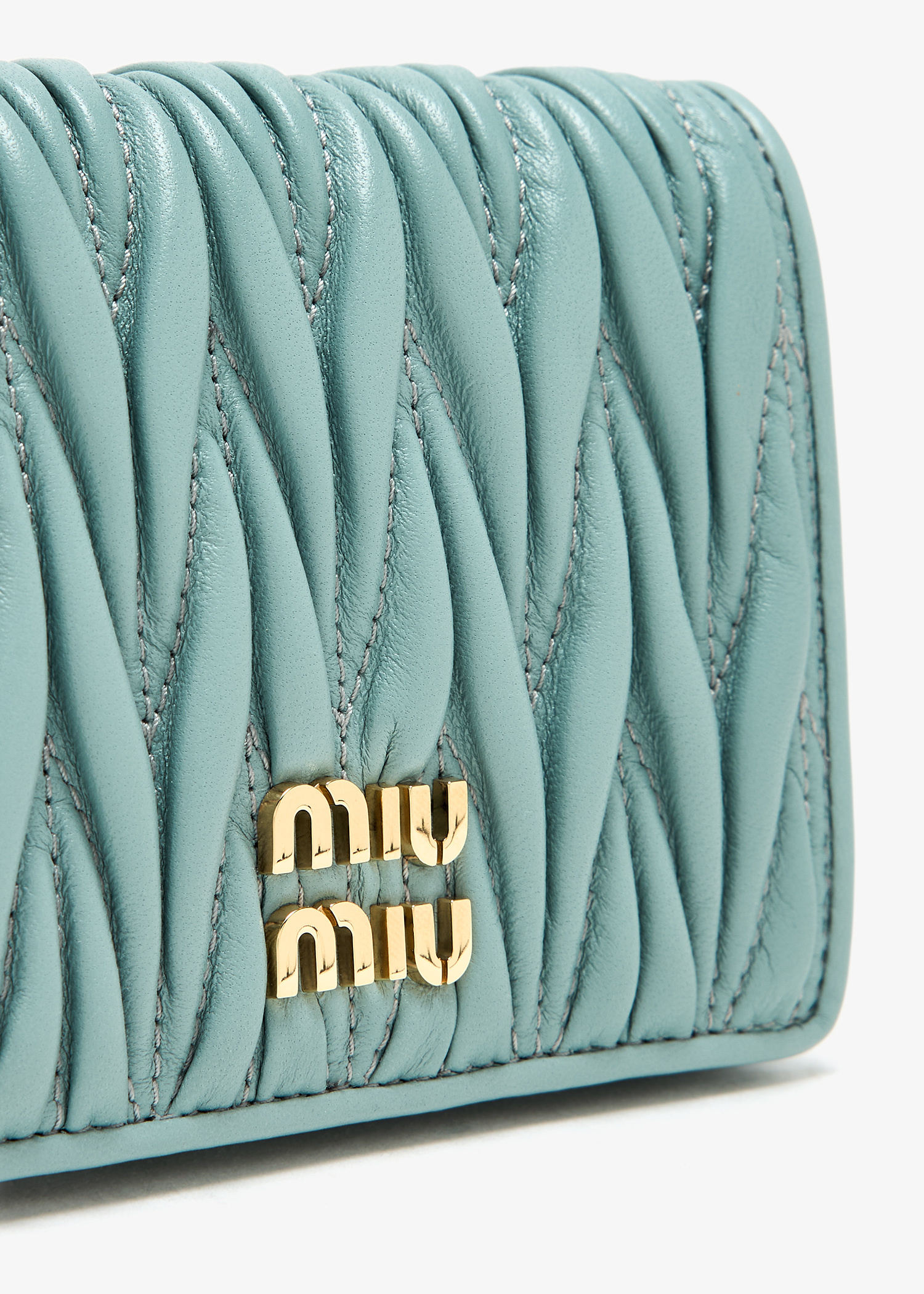 Miu Miu Beige Leather Compact Wallet – Mine & Yours