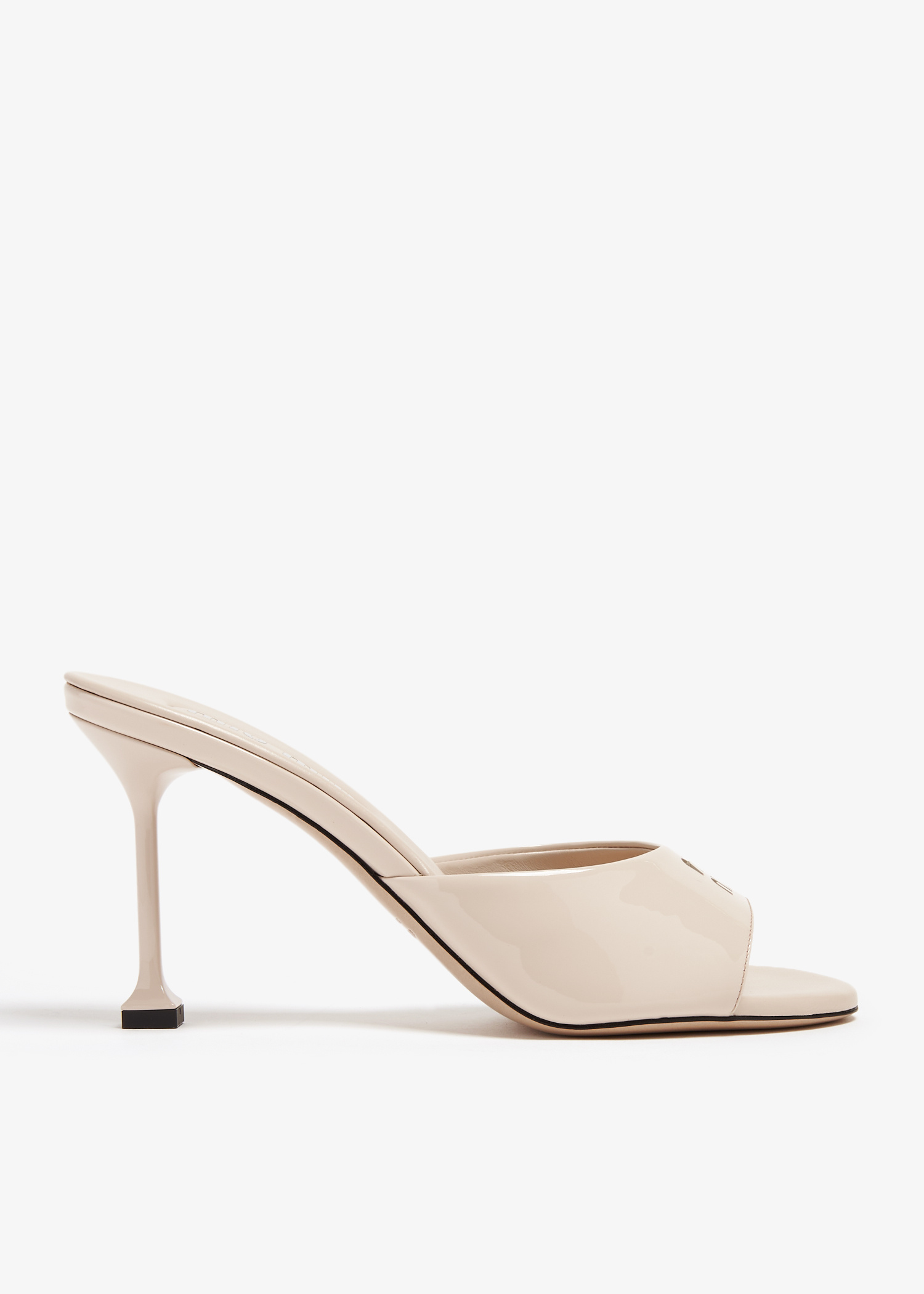 Miu Miu Patent leather mules for Women - Beige in UAE