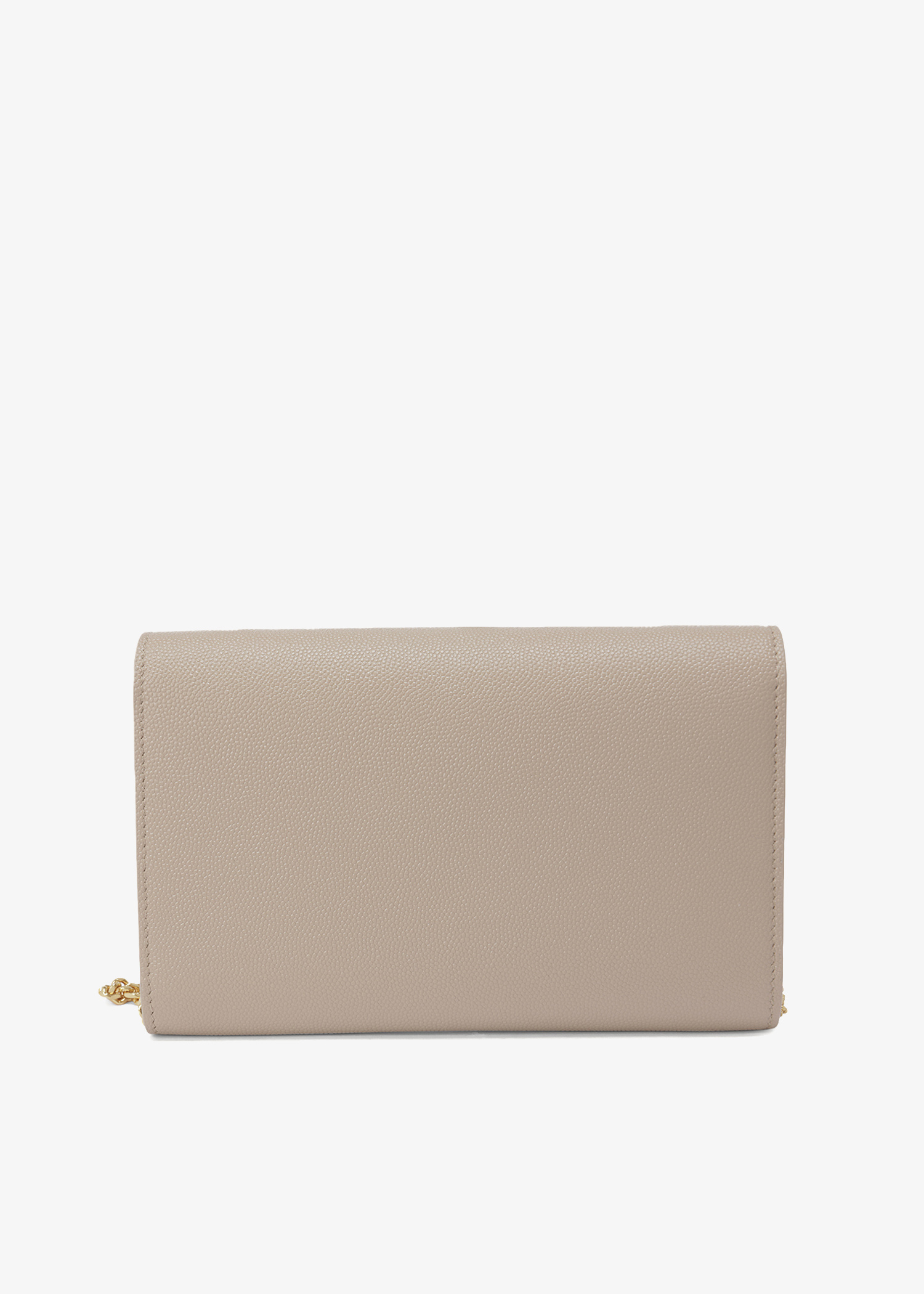 Saint Laurent Uptown chain wallet for Women - Beige in UAE