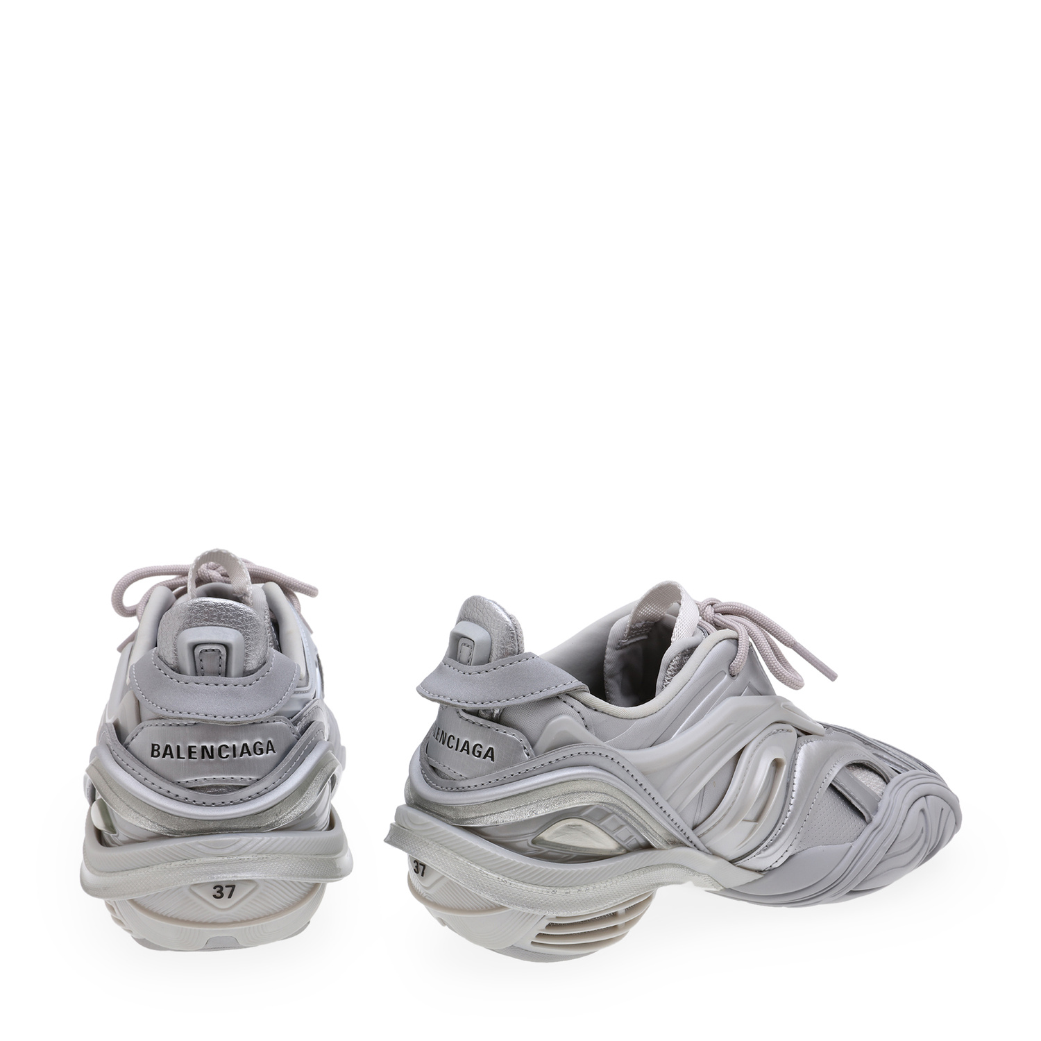 BALENCIAGA TYREX SNEAKER – Silver – Norma Kamali