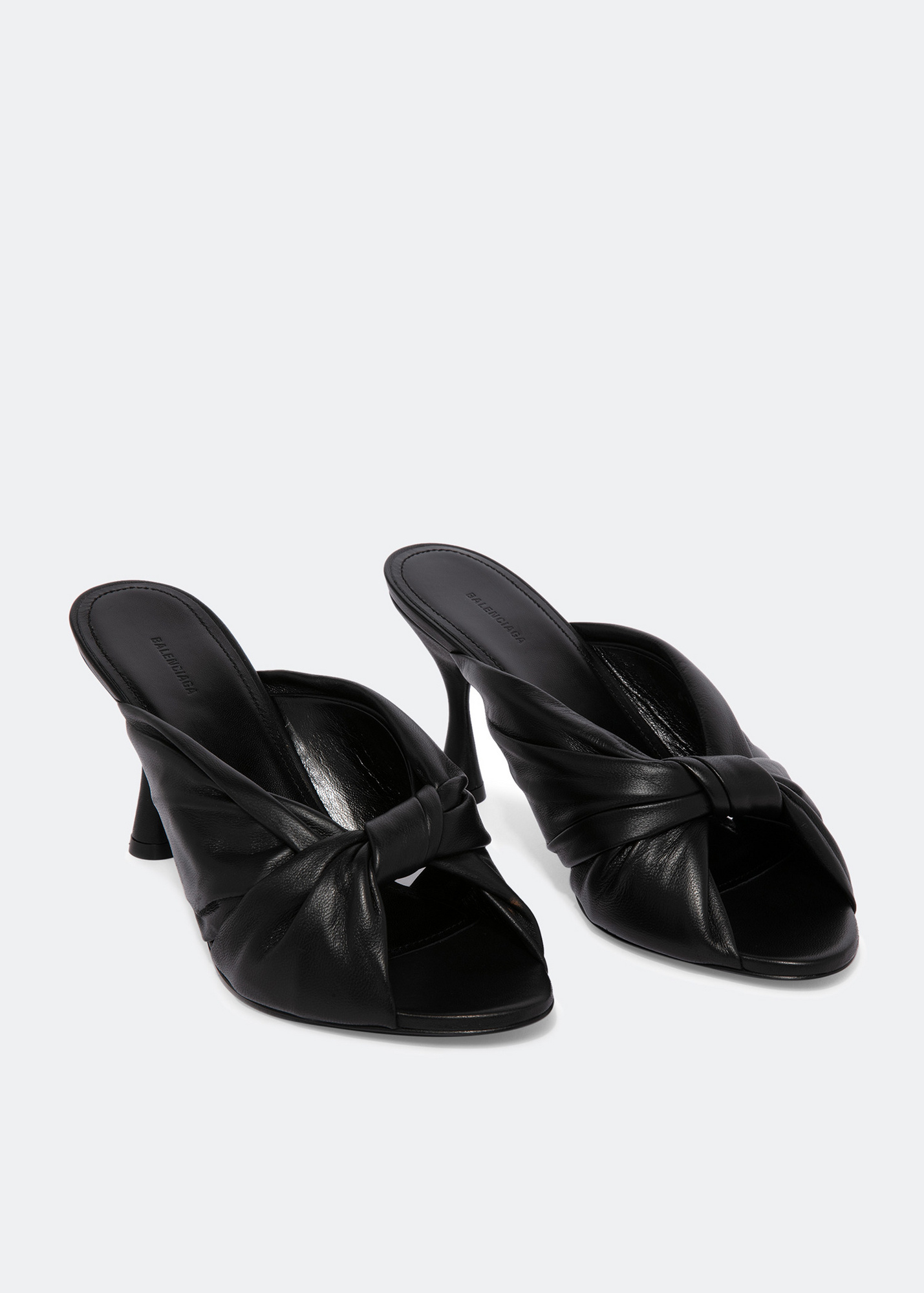 Balenciaga Drapy mules for Women - Black in UAE | Level Shoes