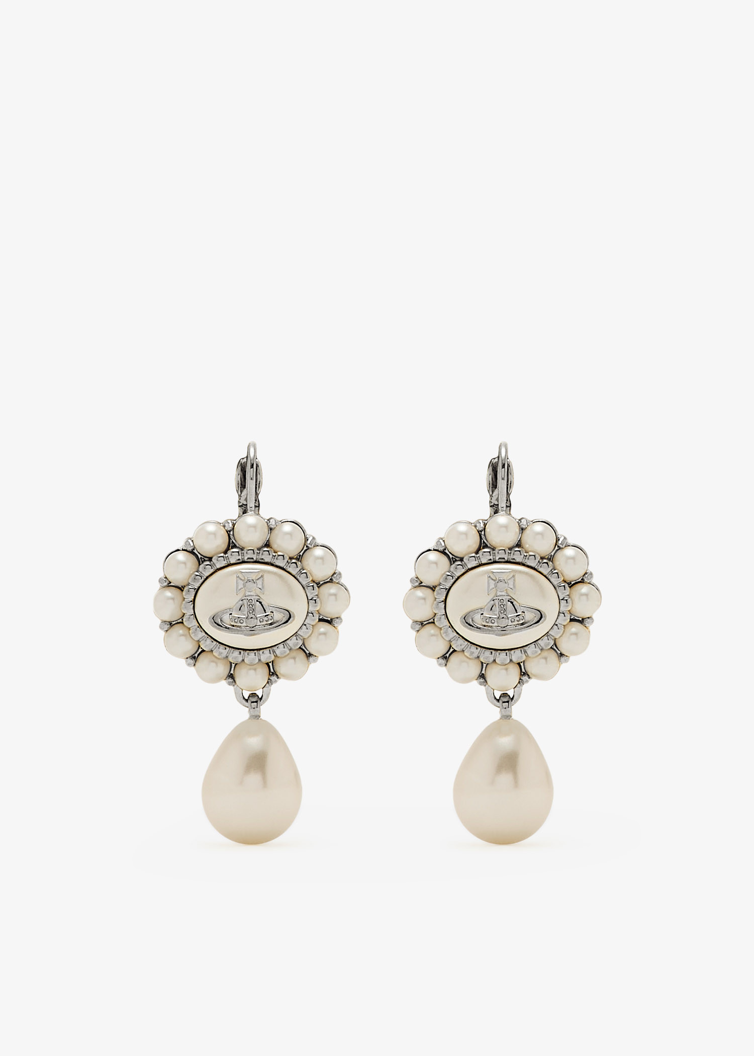 ◆Vivienne Westwood◆AMAYA DROP ピアス Vivienne Westwood Amaya drop earrings for Women - Silver in