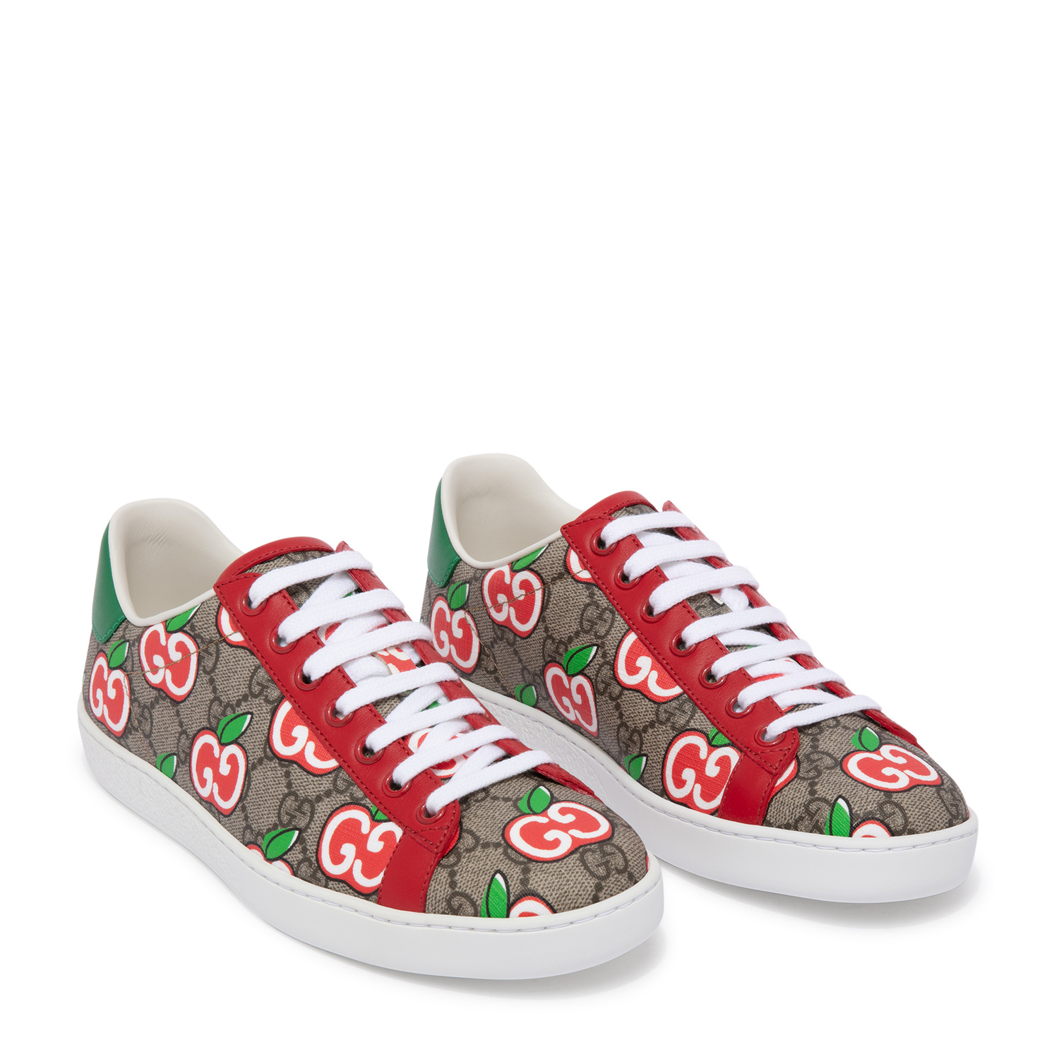 半額 福袋の通販 Gucci Ace GG apple print sneakers for Women - Printed in UAE 洗顔料