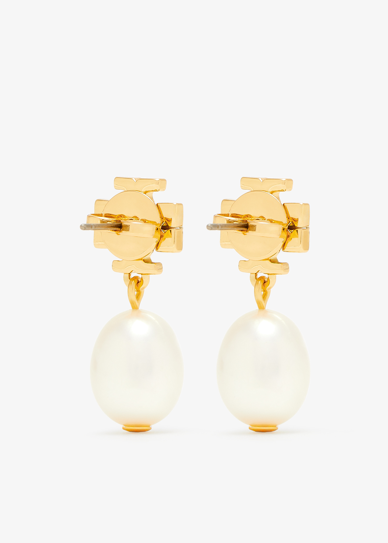 Tory Burch Kira pearl drop earrings for Women - Gold in KSA