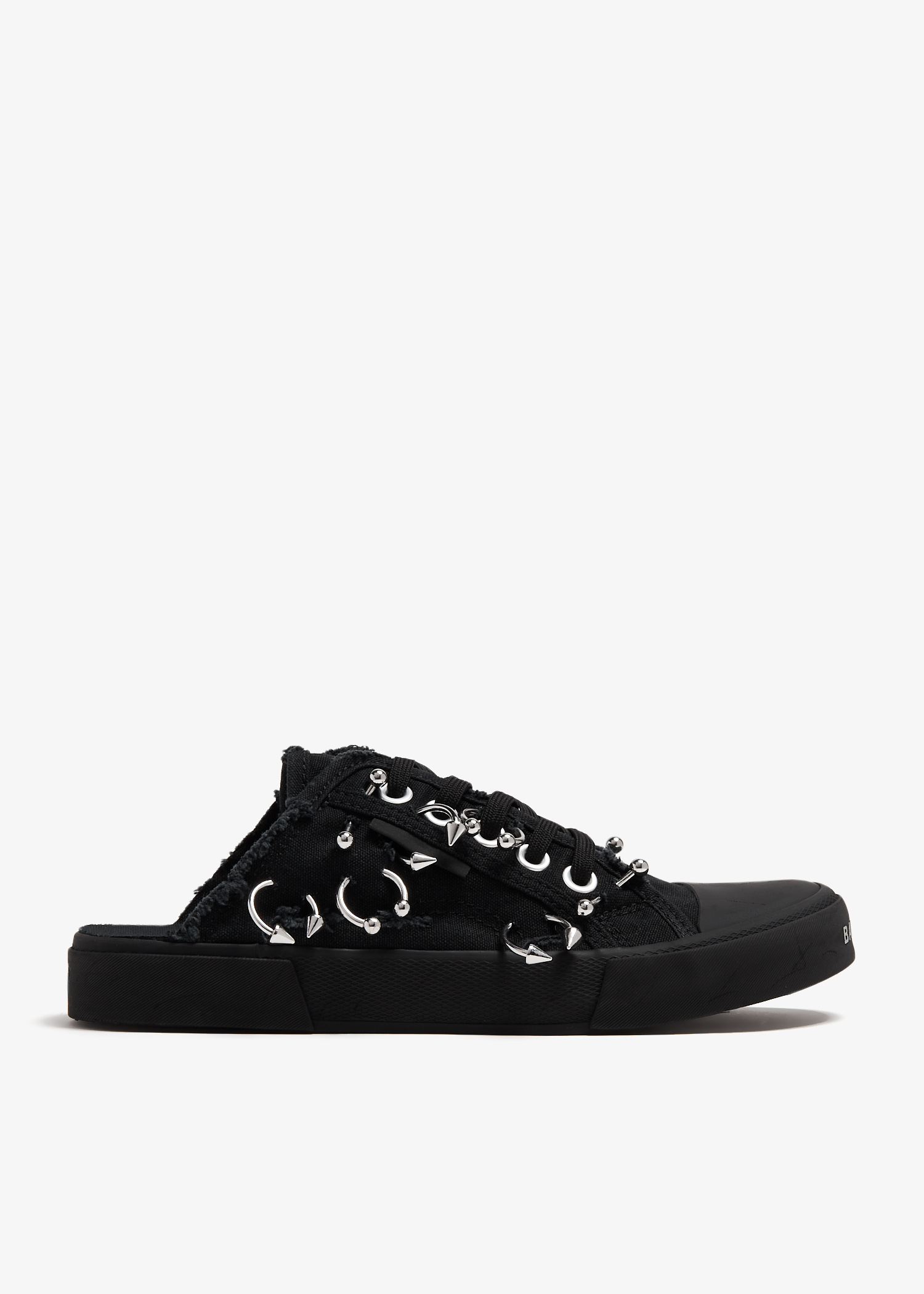 BALENCIAGA BLACK フラワークロシェ黒メッシュアーカイブ