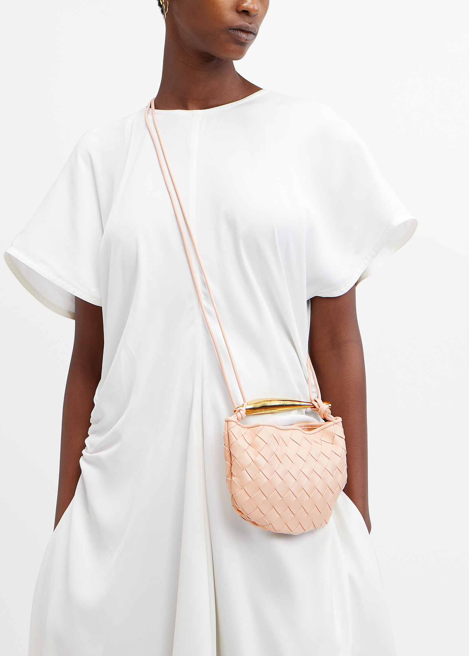 Bottega Veneta Baby Sardine bag for Women - Pink in Qatar