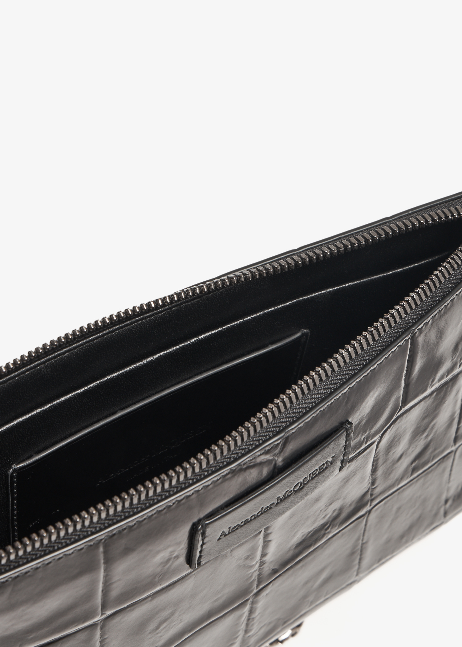 Alexander McQueen Skull Four-Ring Flat Pouch - SeaChange