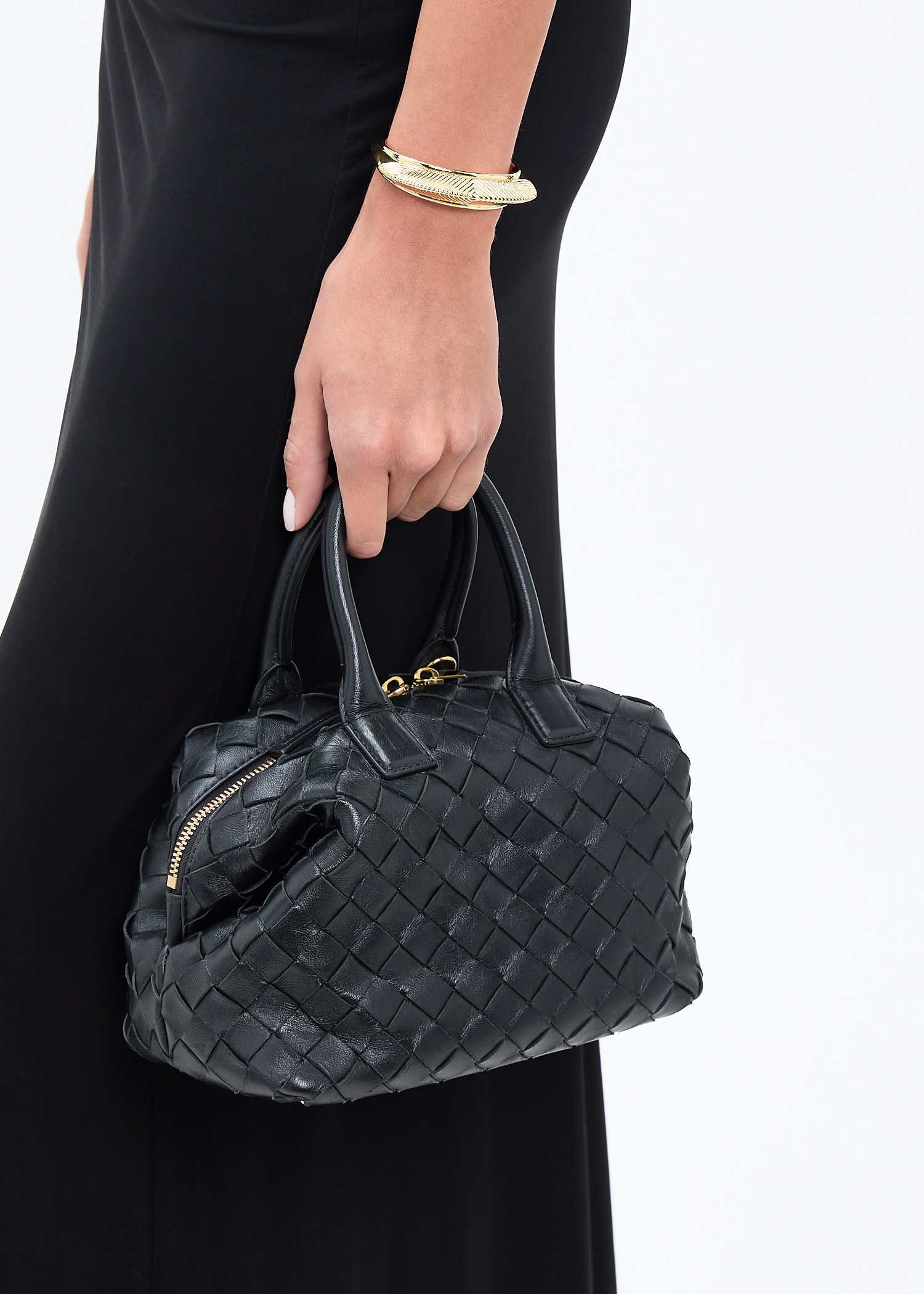 Bottega Veneta Mini Bauletto bag for Women - Black in Qatar